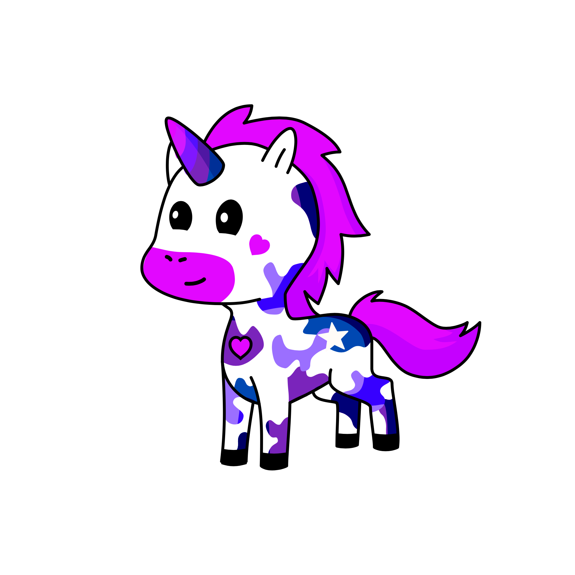 Galaxy, the unicorn