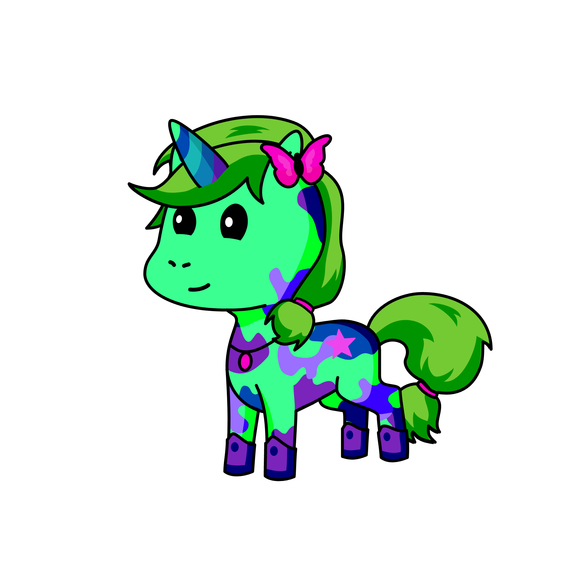 Mooeys Uni, the unicorn