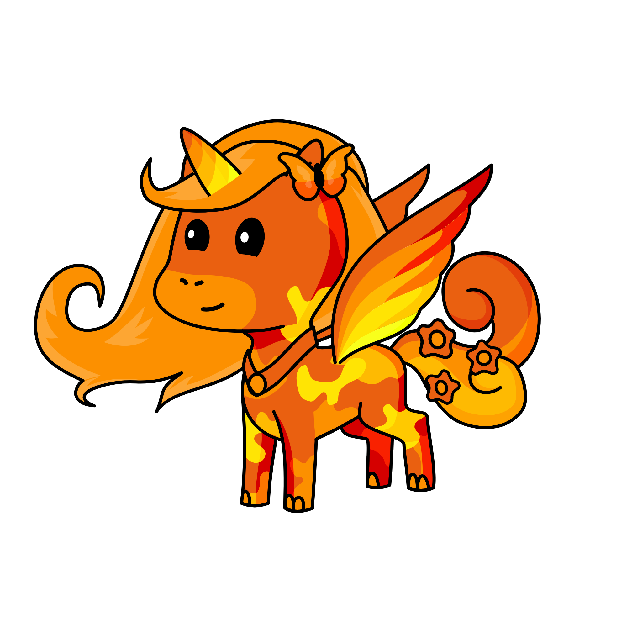 Flame Sky, the unicorn