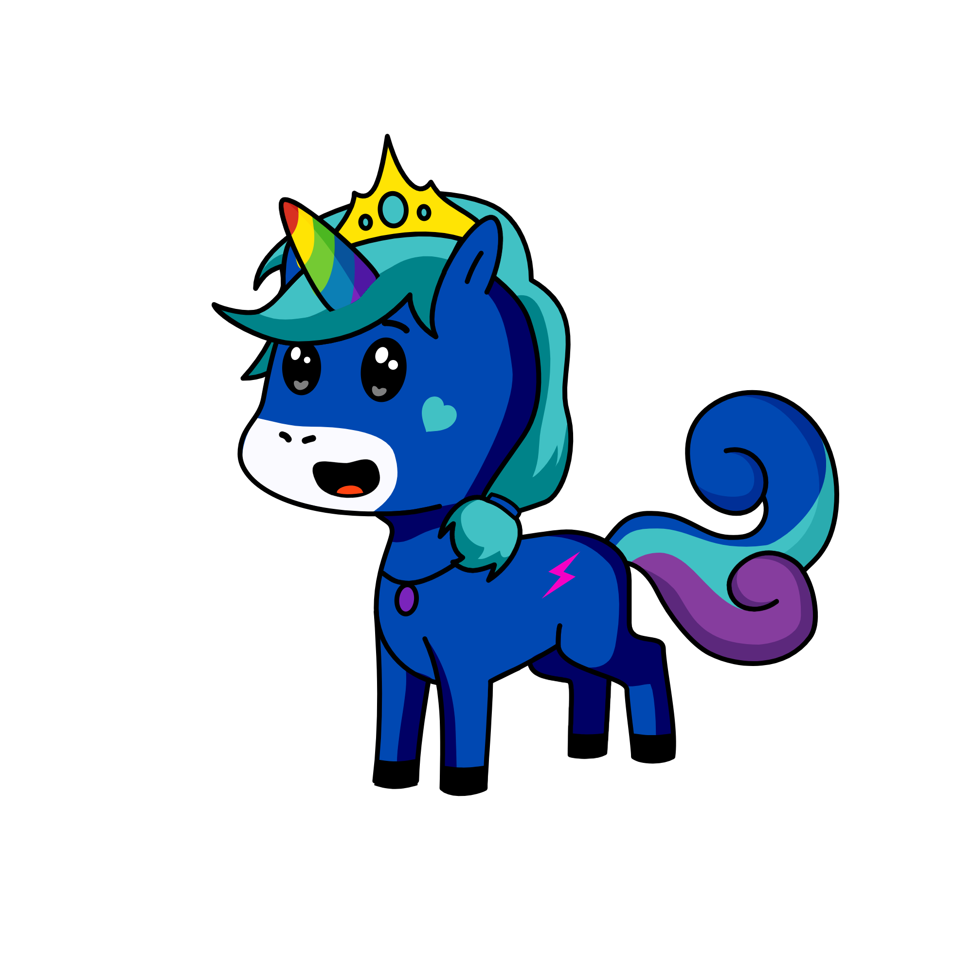 Bubblegum, the unicorn