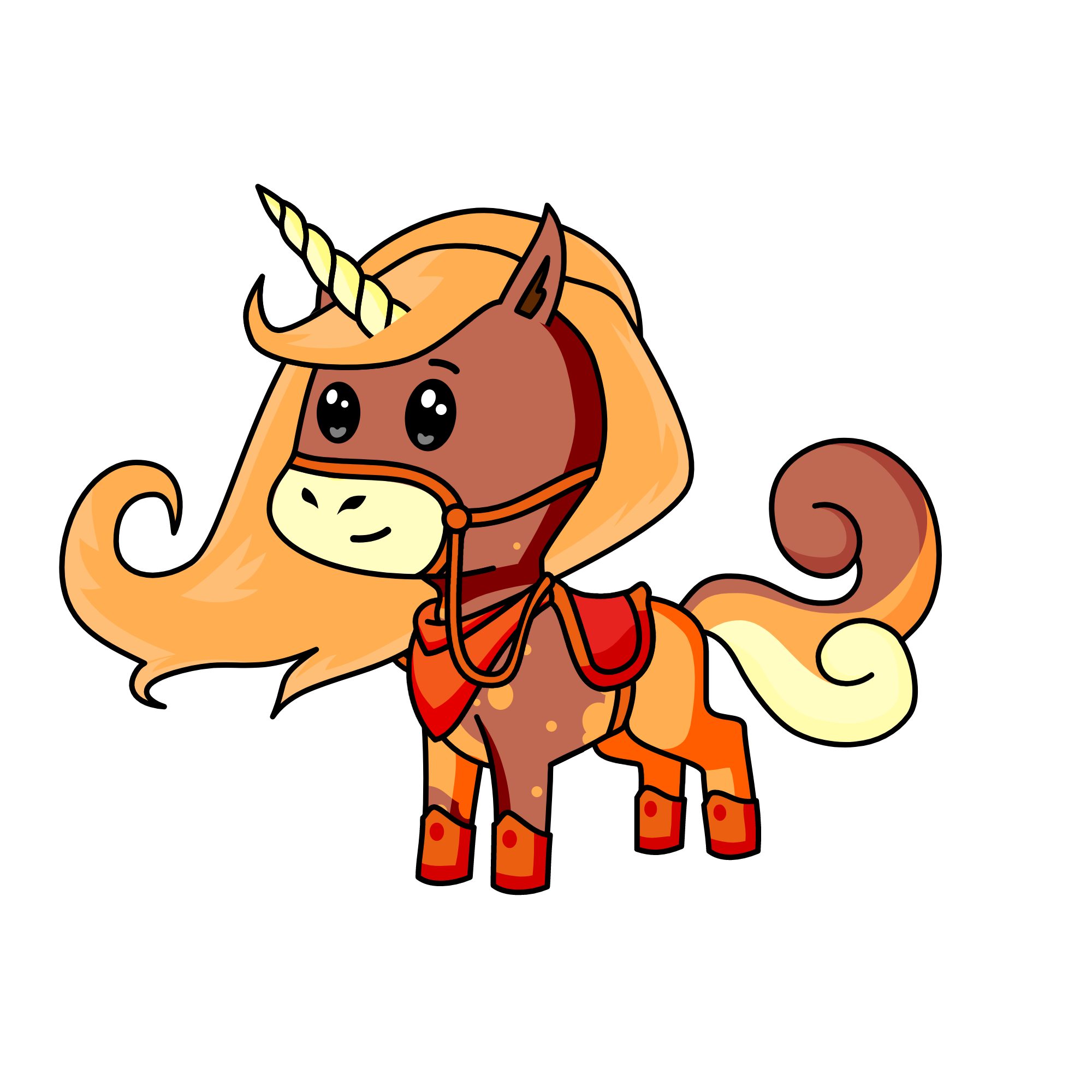 Caramel, the unicorn