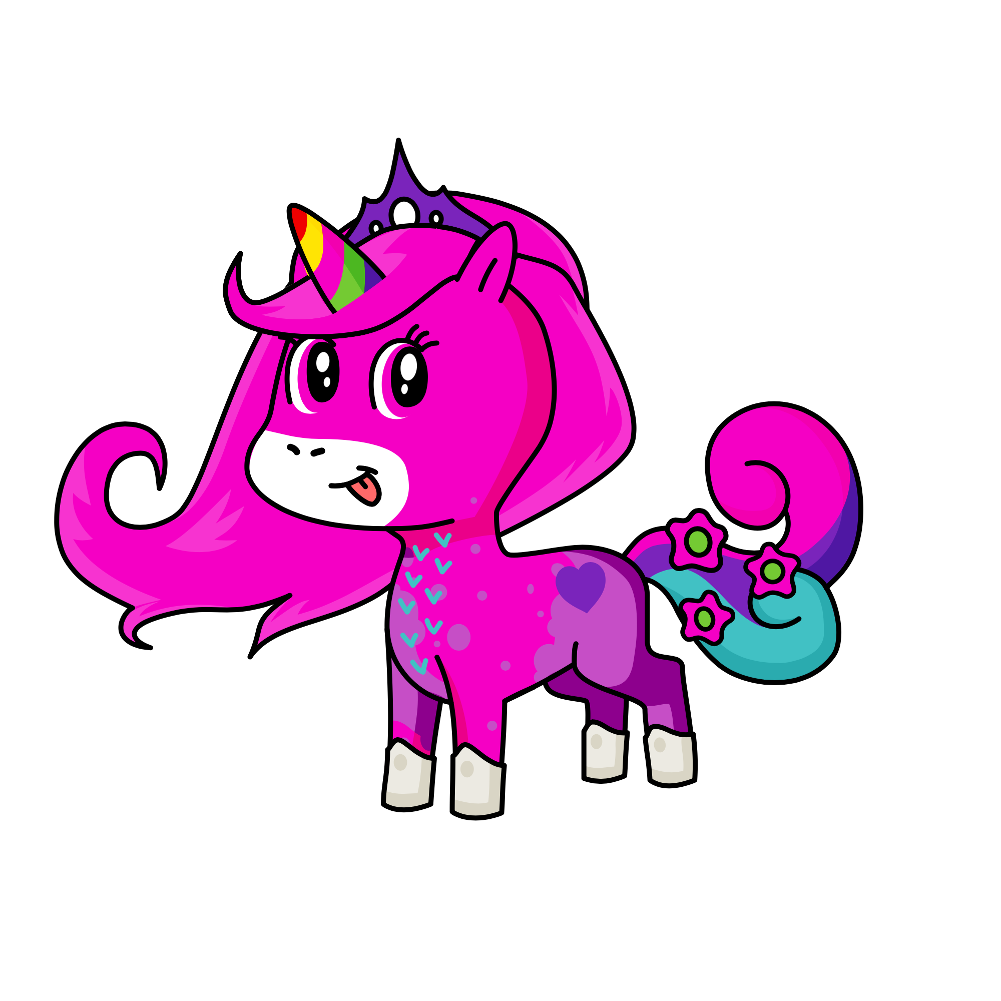 Pinky pie, the unicorn