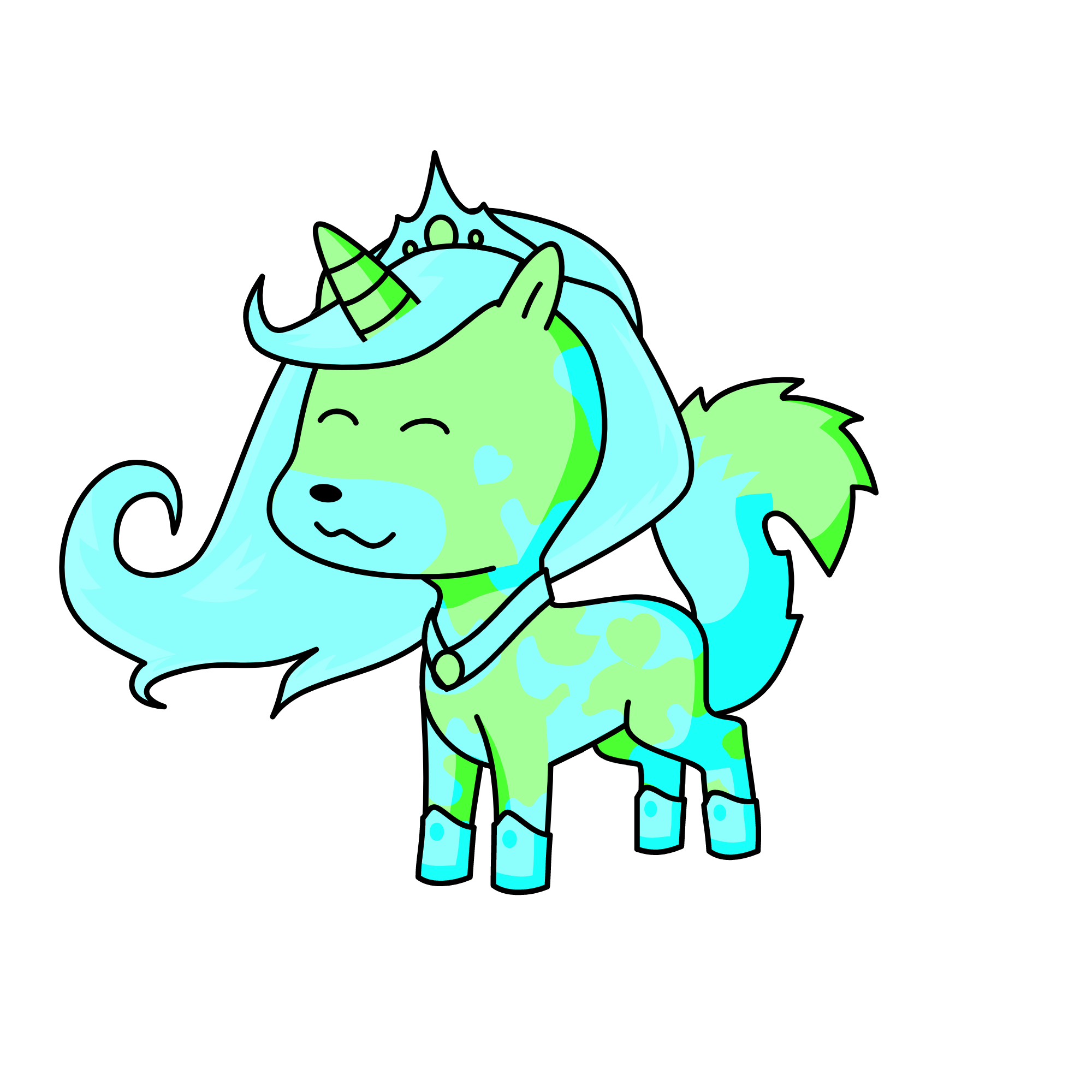 minty wolf🐺🐩, the unicorn