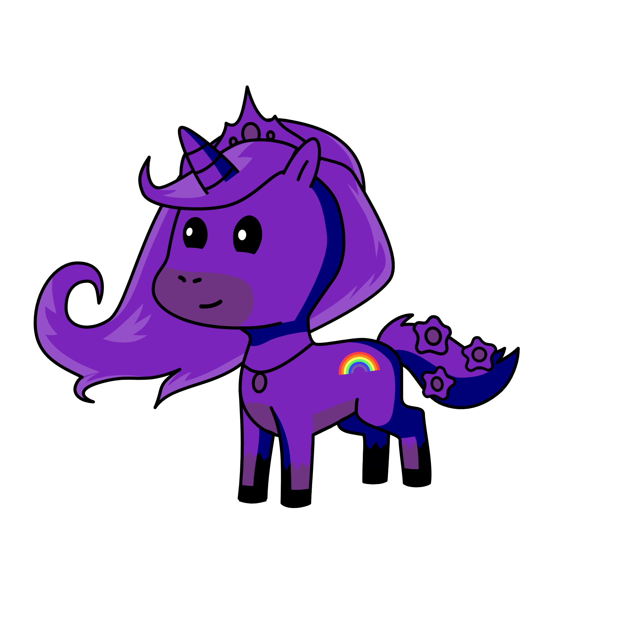 plum, the unicorn