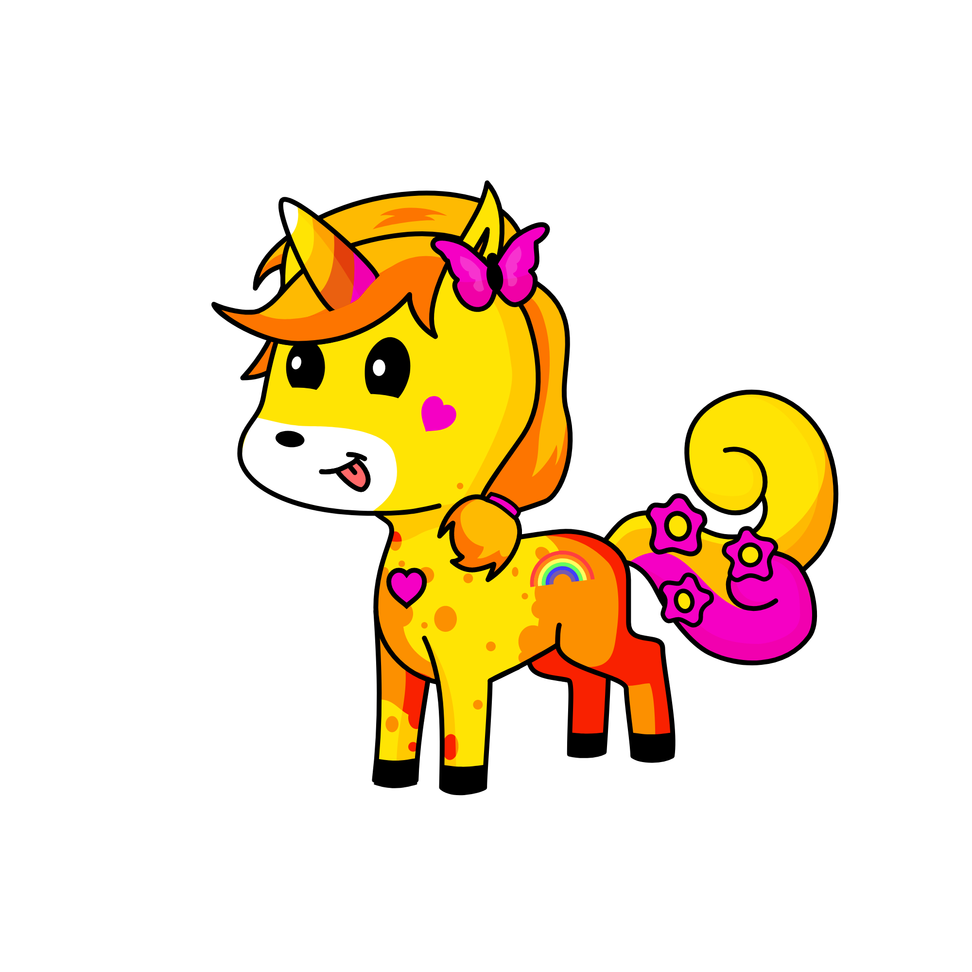 happycorn, the unicorn
