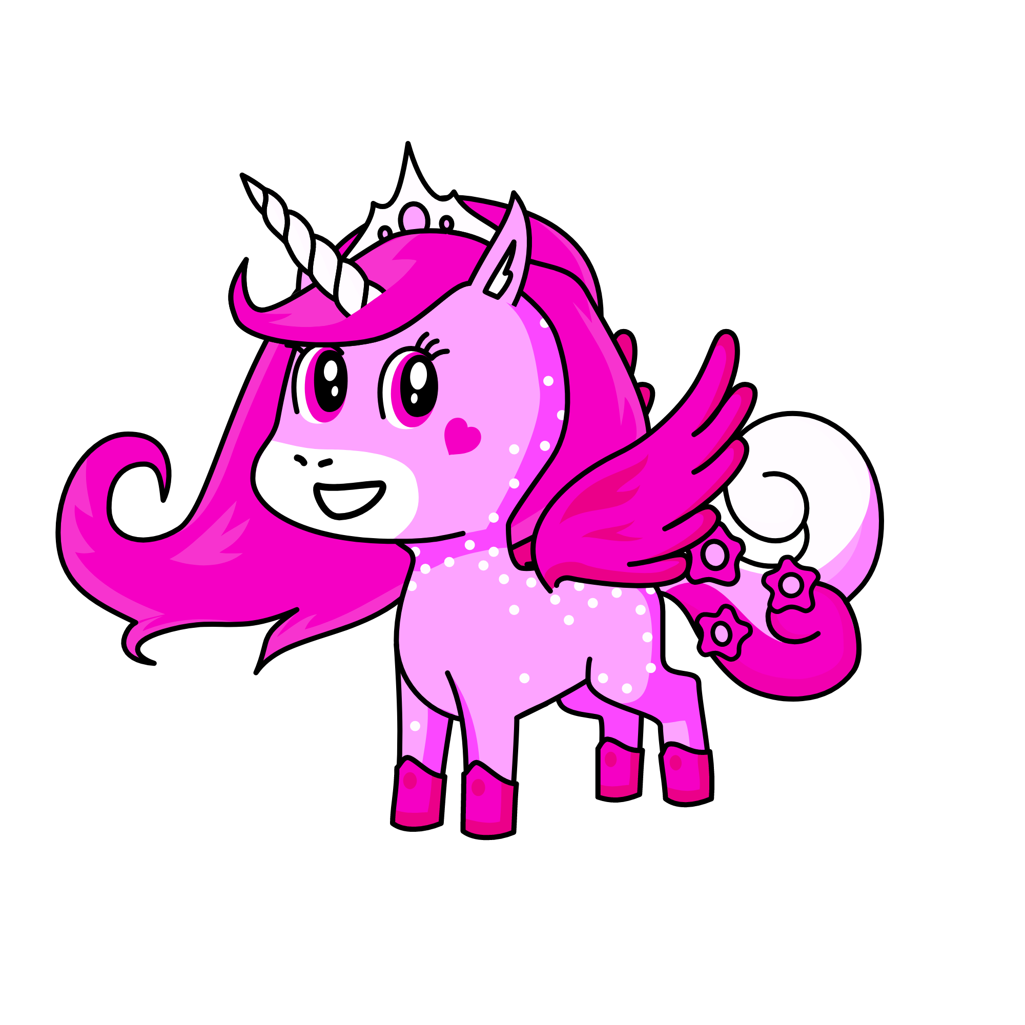 pinkacorn, the unicorn
