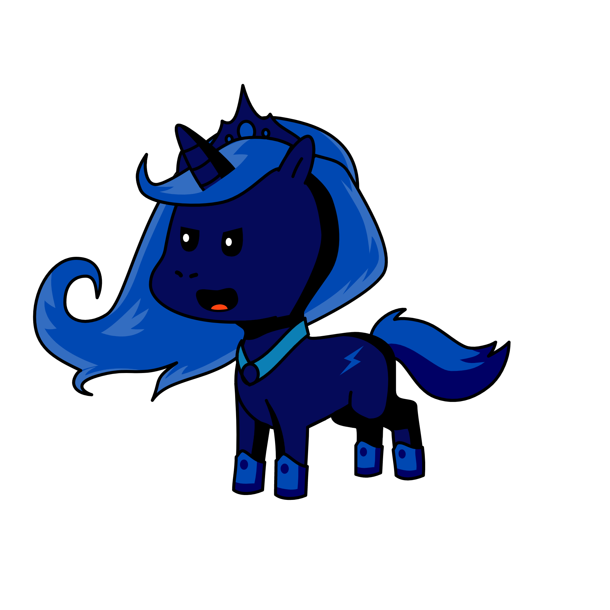 nightmare moon, the unicorn