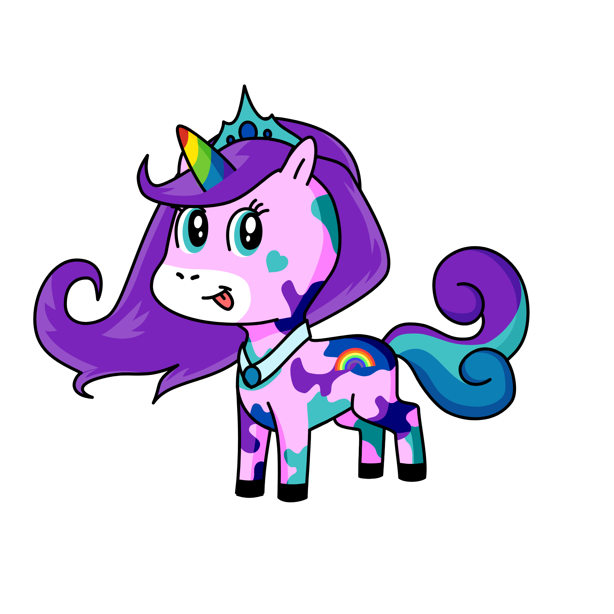 rose, the unicorn