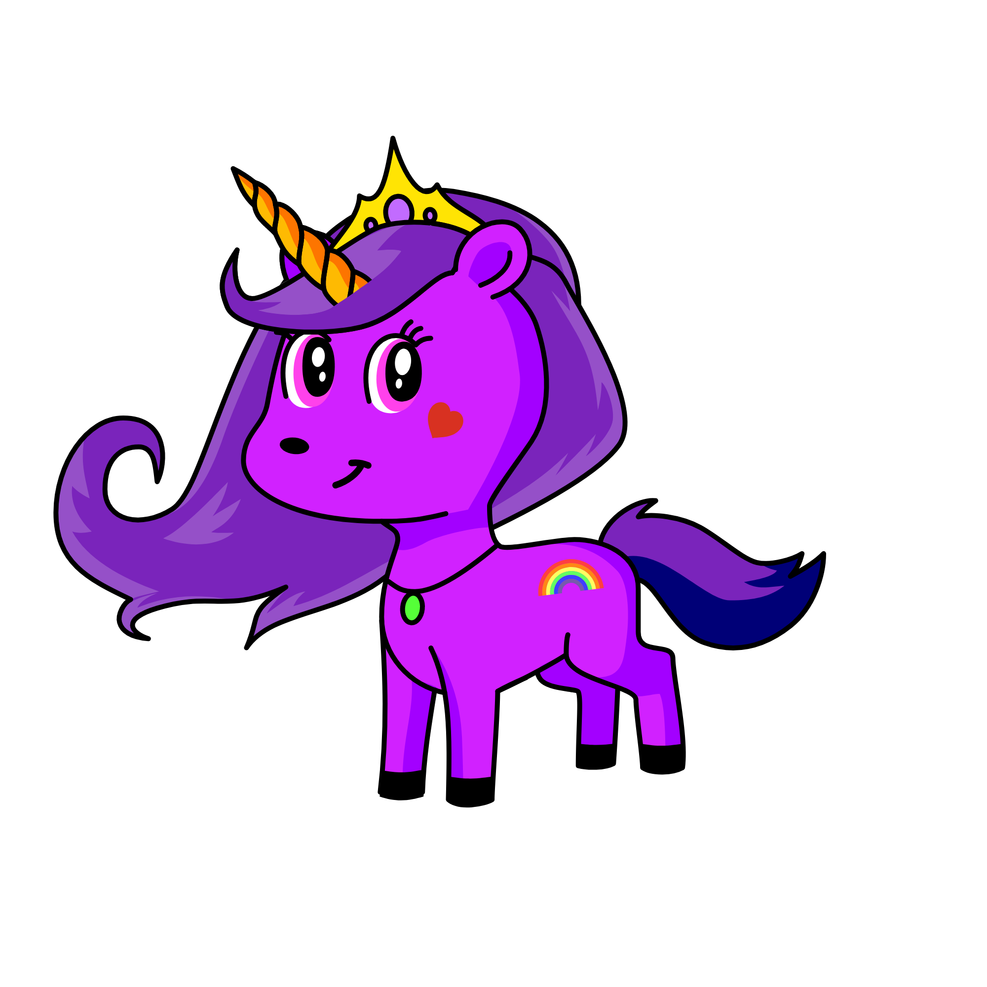linda reyna de los unicor, the unicorn