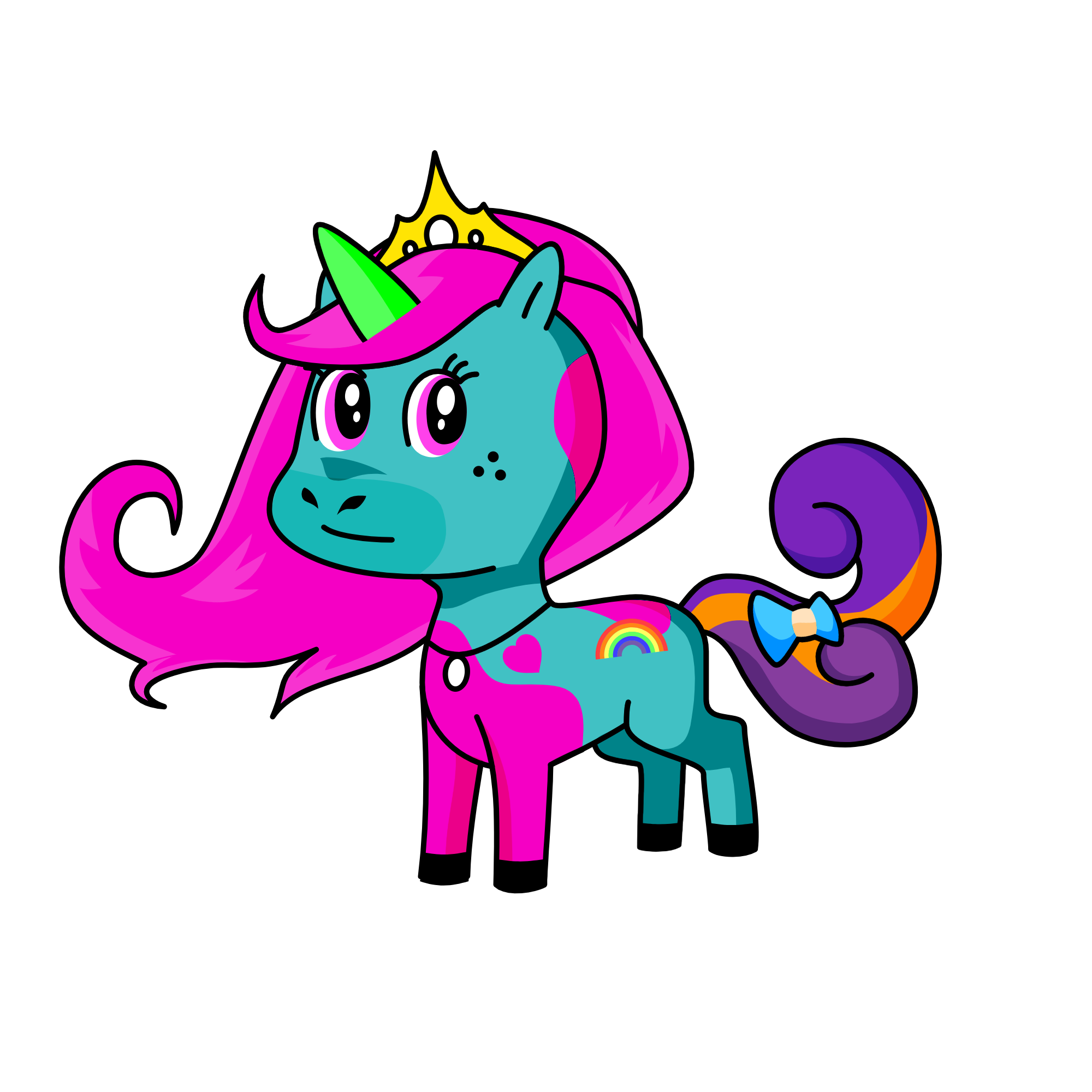 Krystal, the unicorn