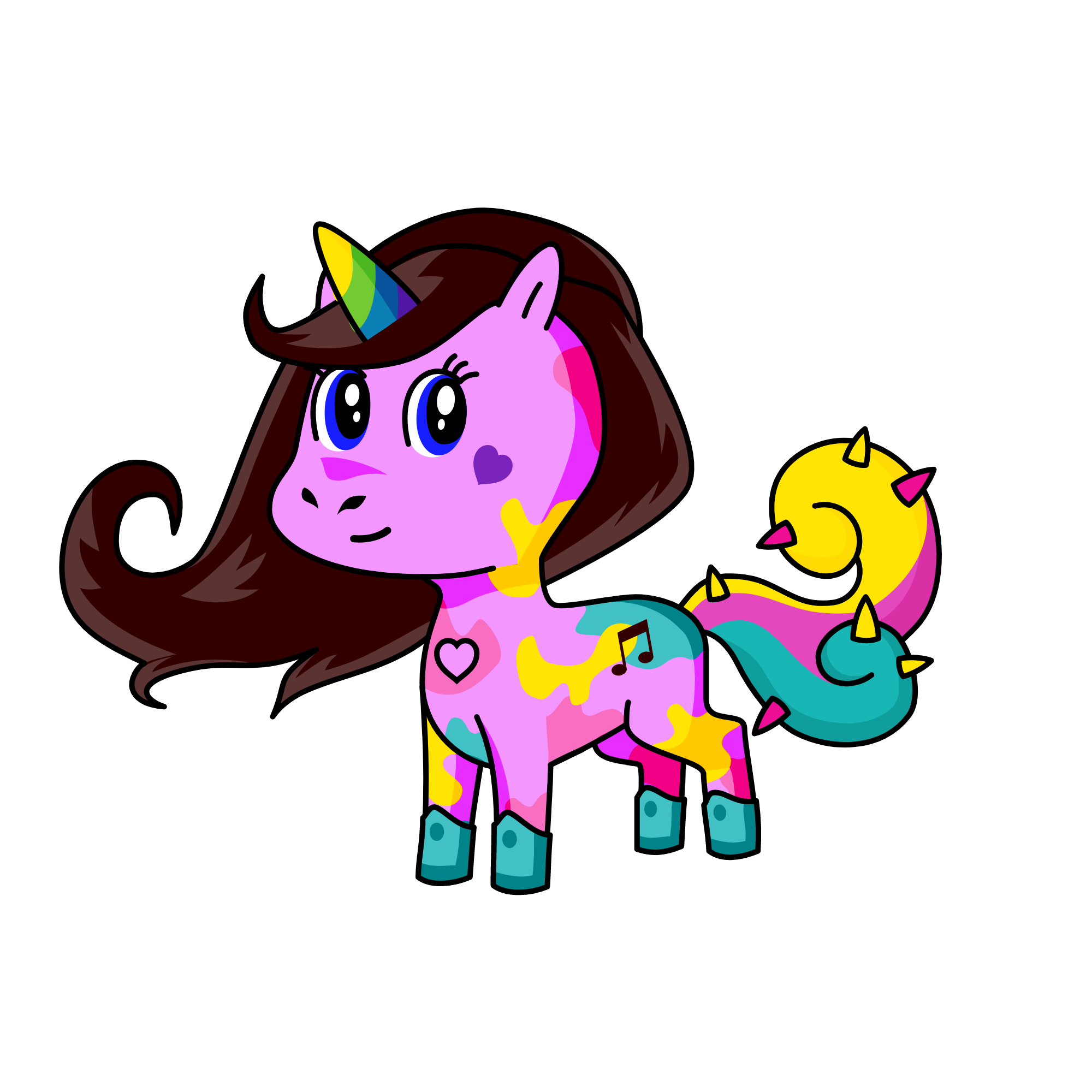 Yas Queen , the unicorn
