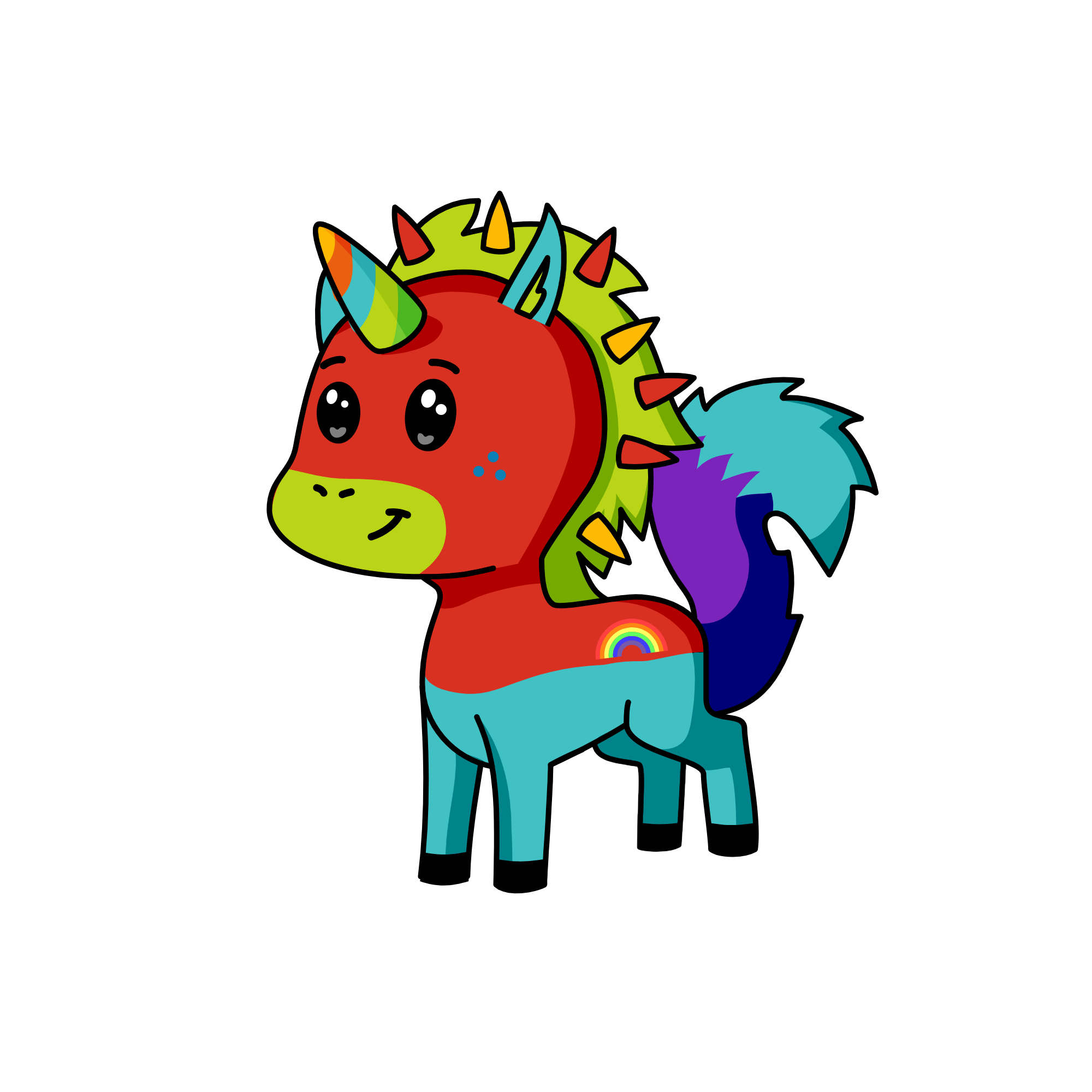 spike, the unicorn