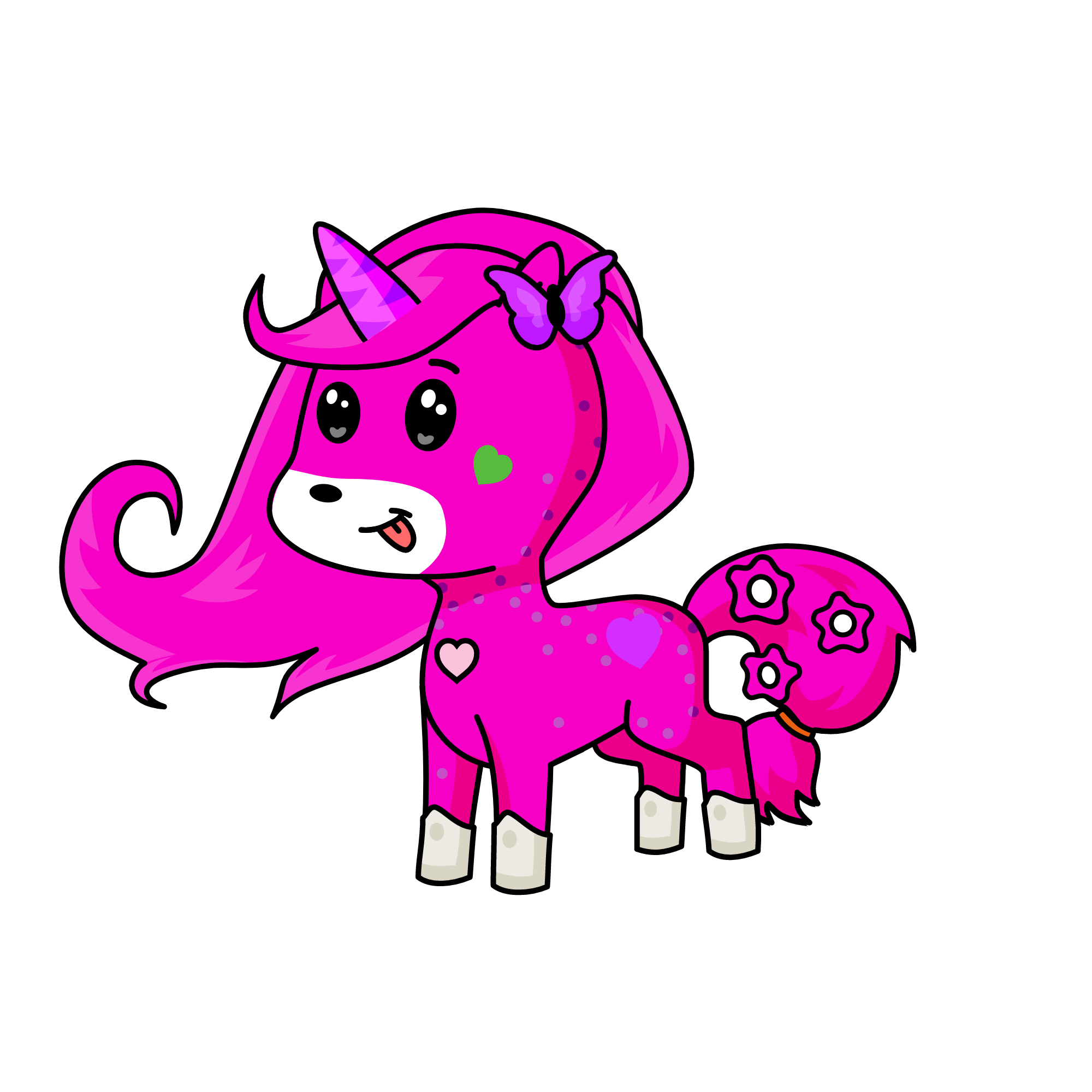 pinky ligth, the unicorn