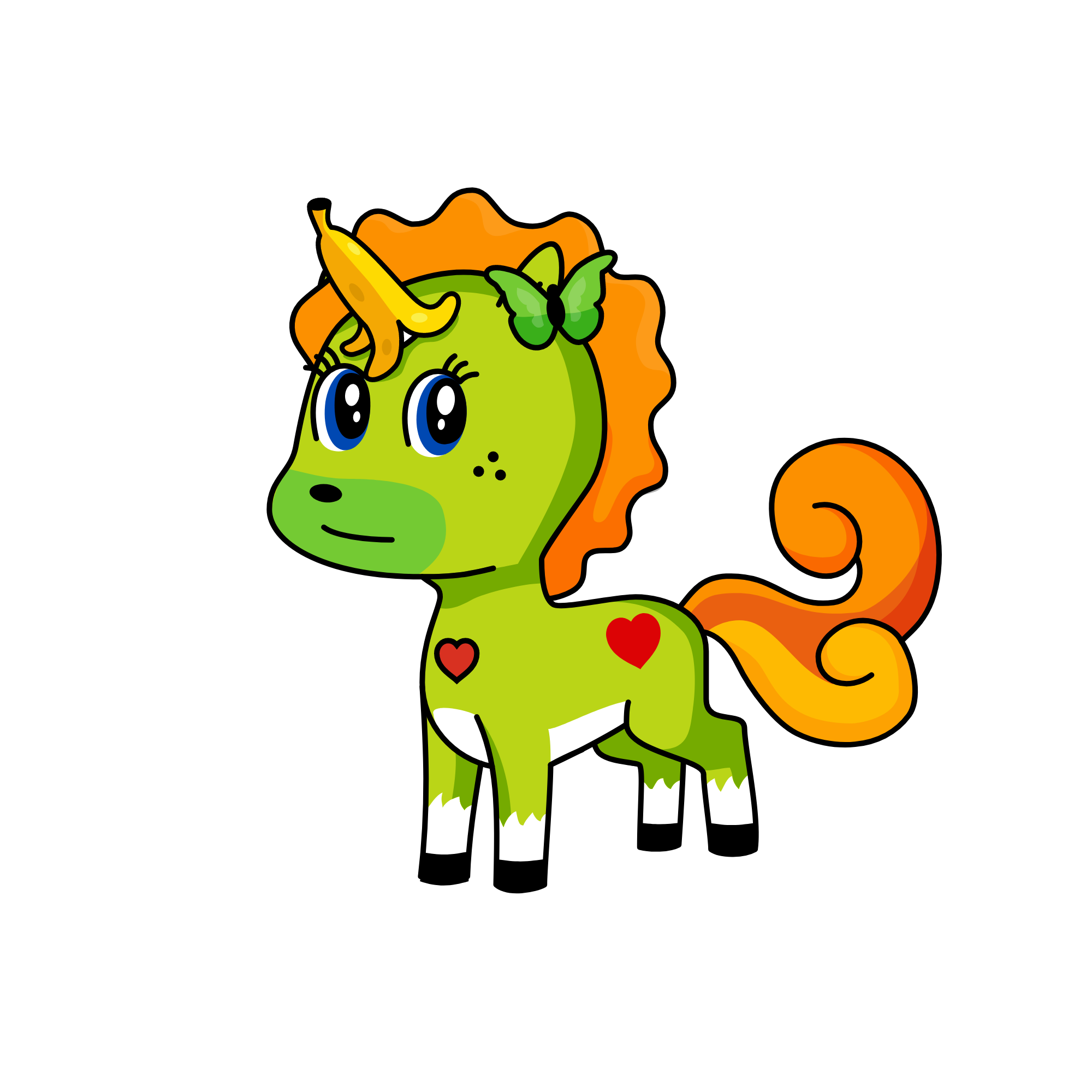 banana, the unicorn