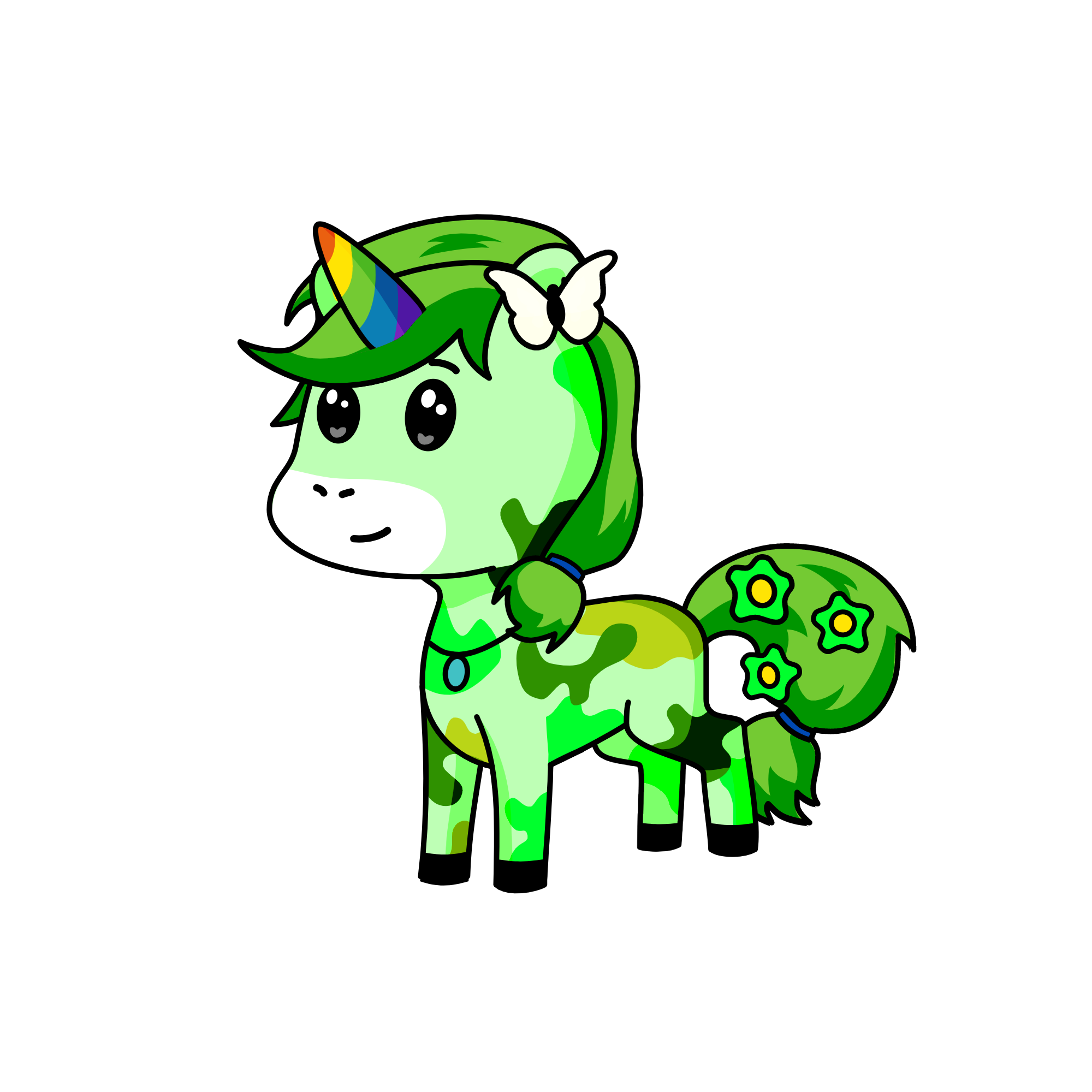 peony, the unicorn