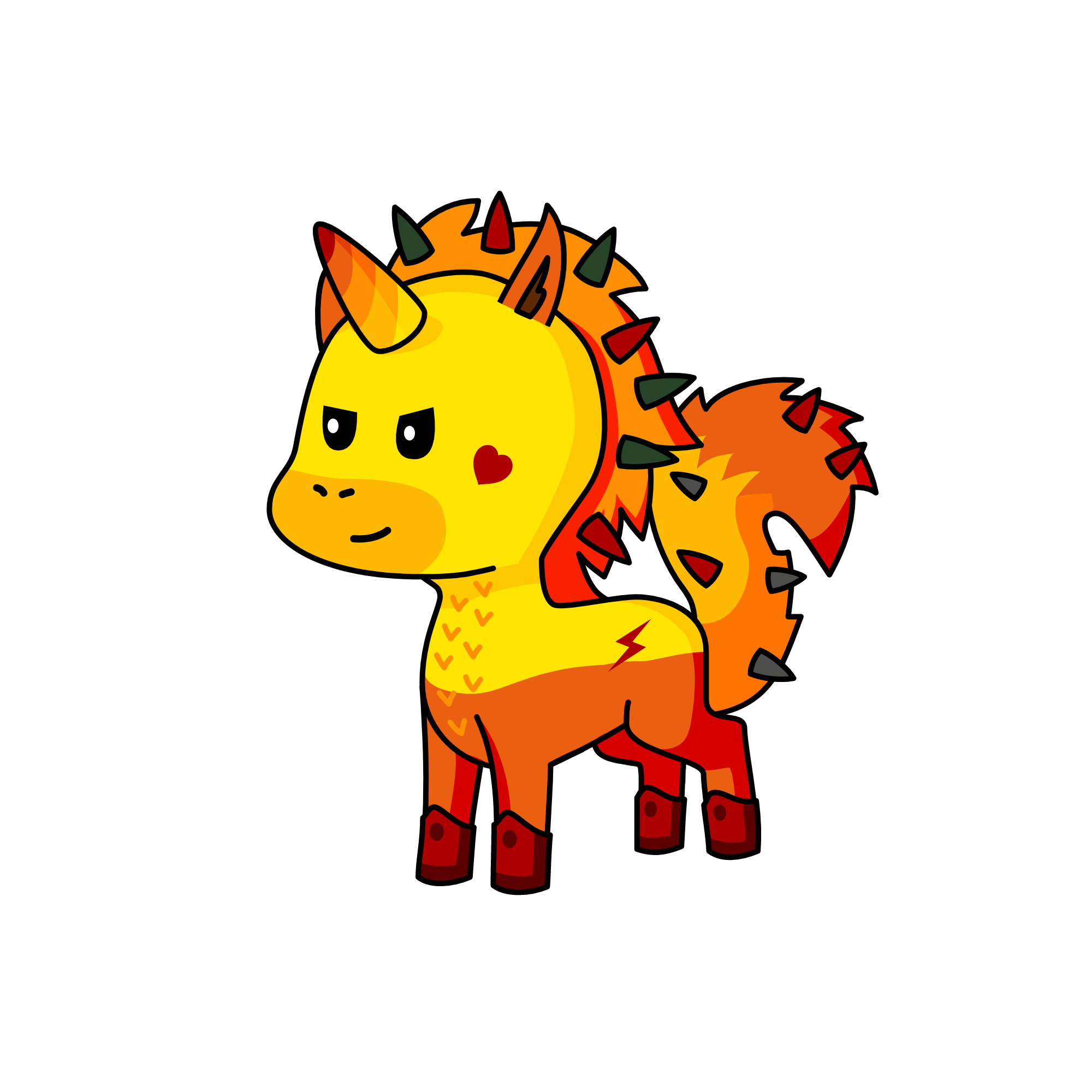 burn, the unicorn