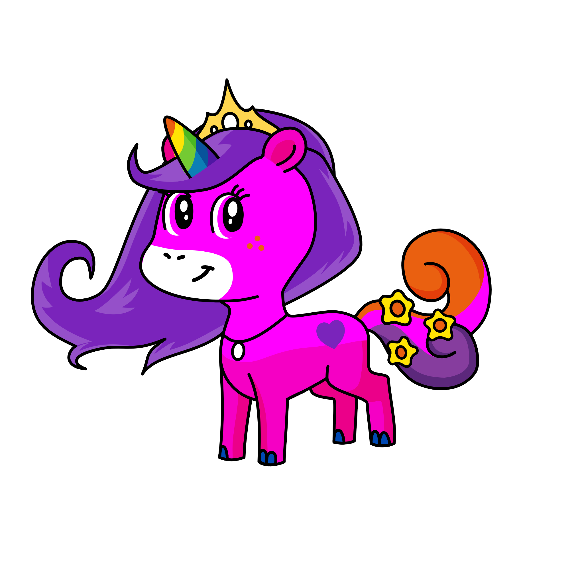 rainbow, the unicorn