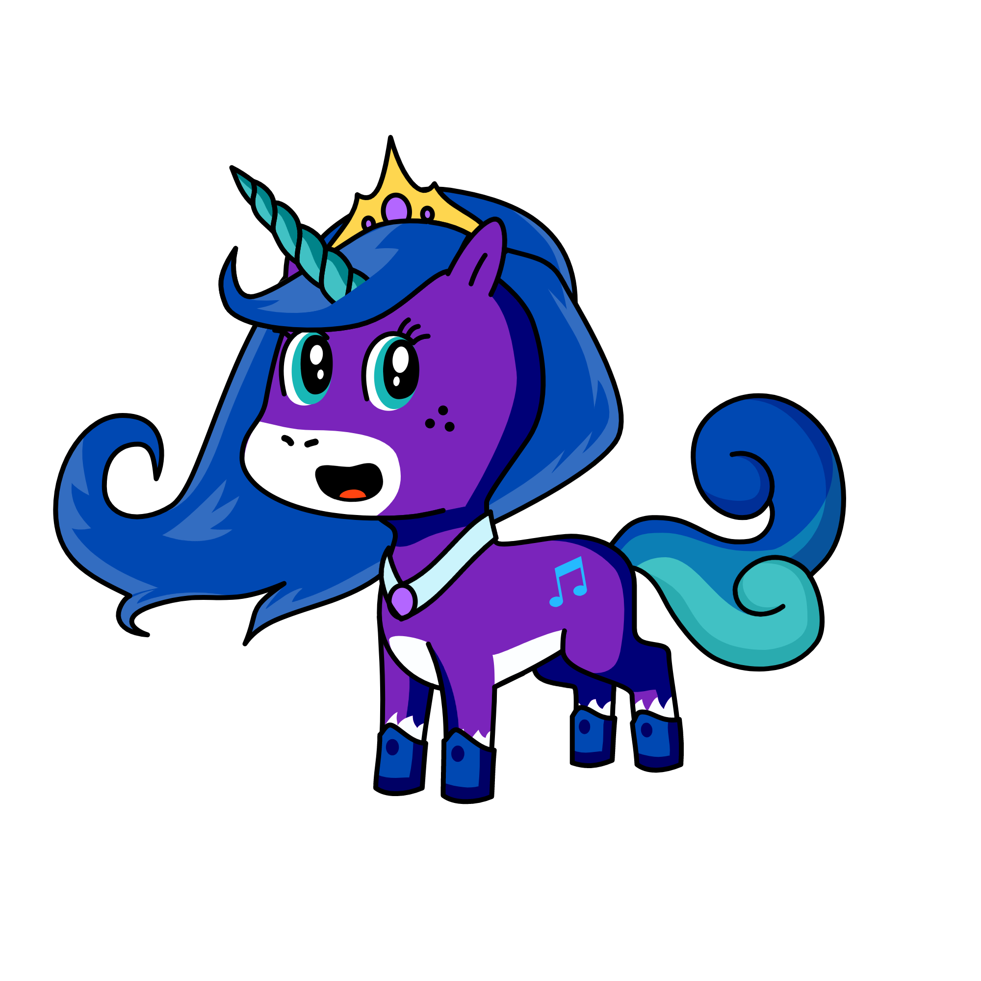 Midnight, the unicorn