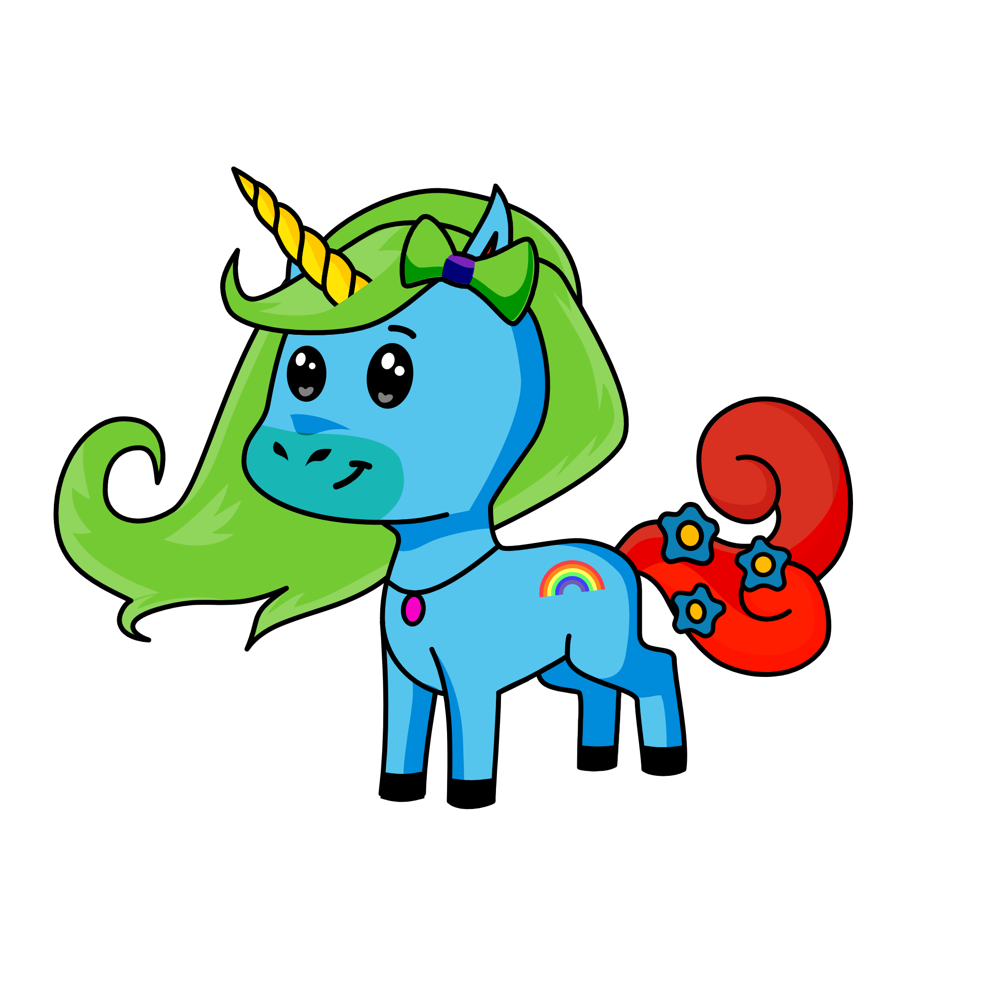 Deney, the unicorn