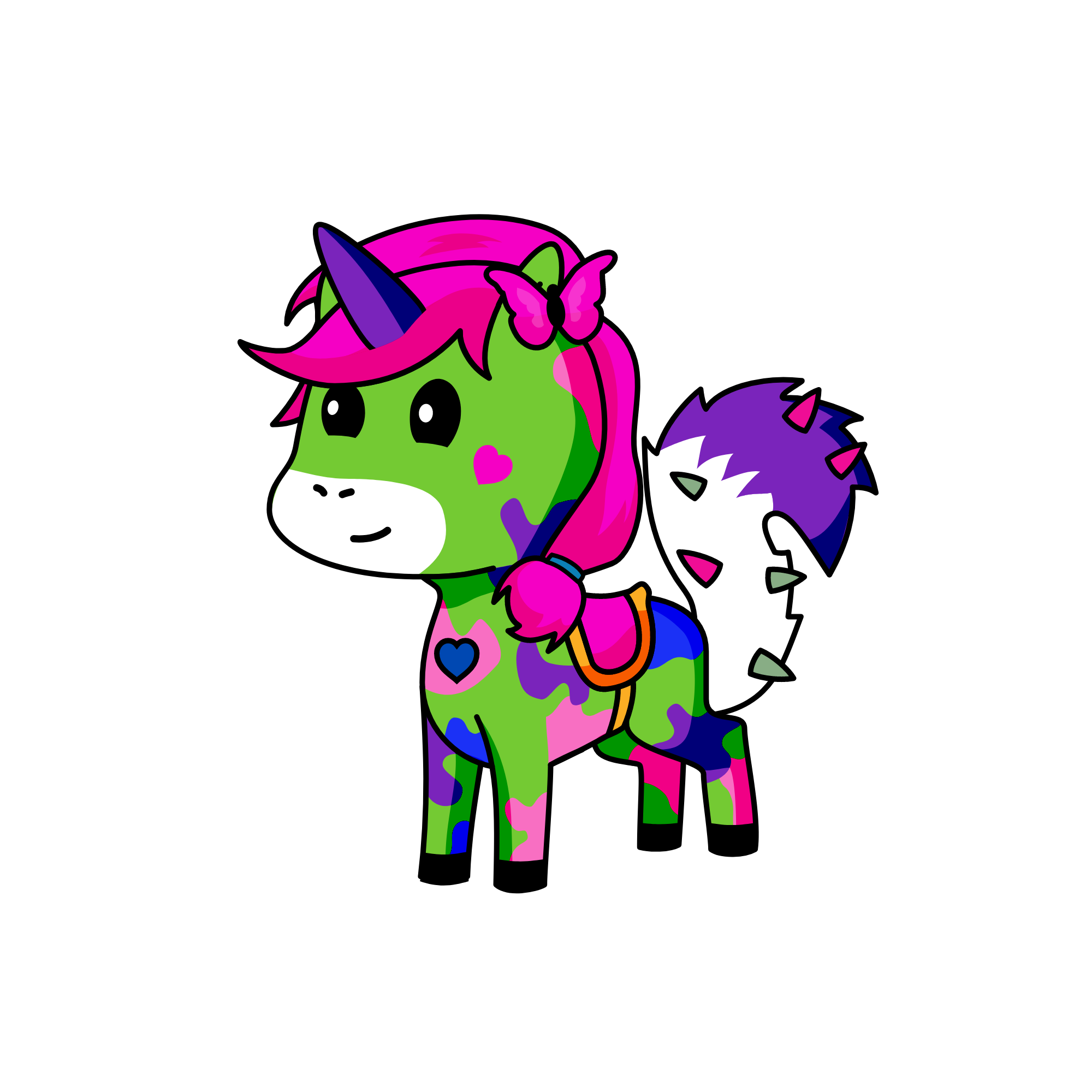 Purplelischious, the unicorn