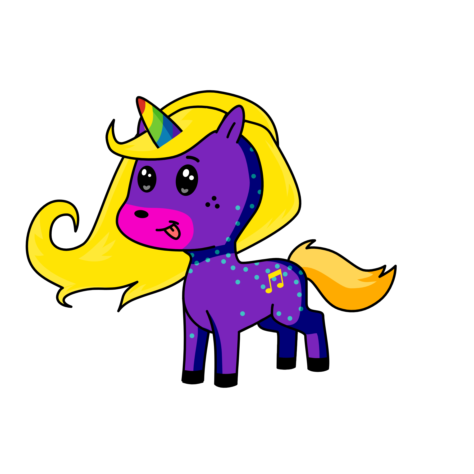 jade, the unicorn