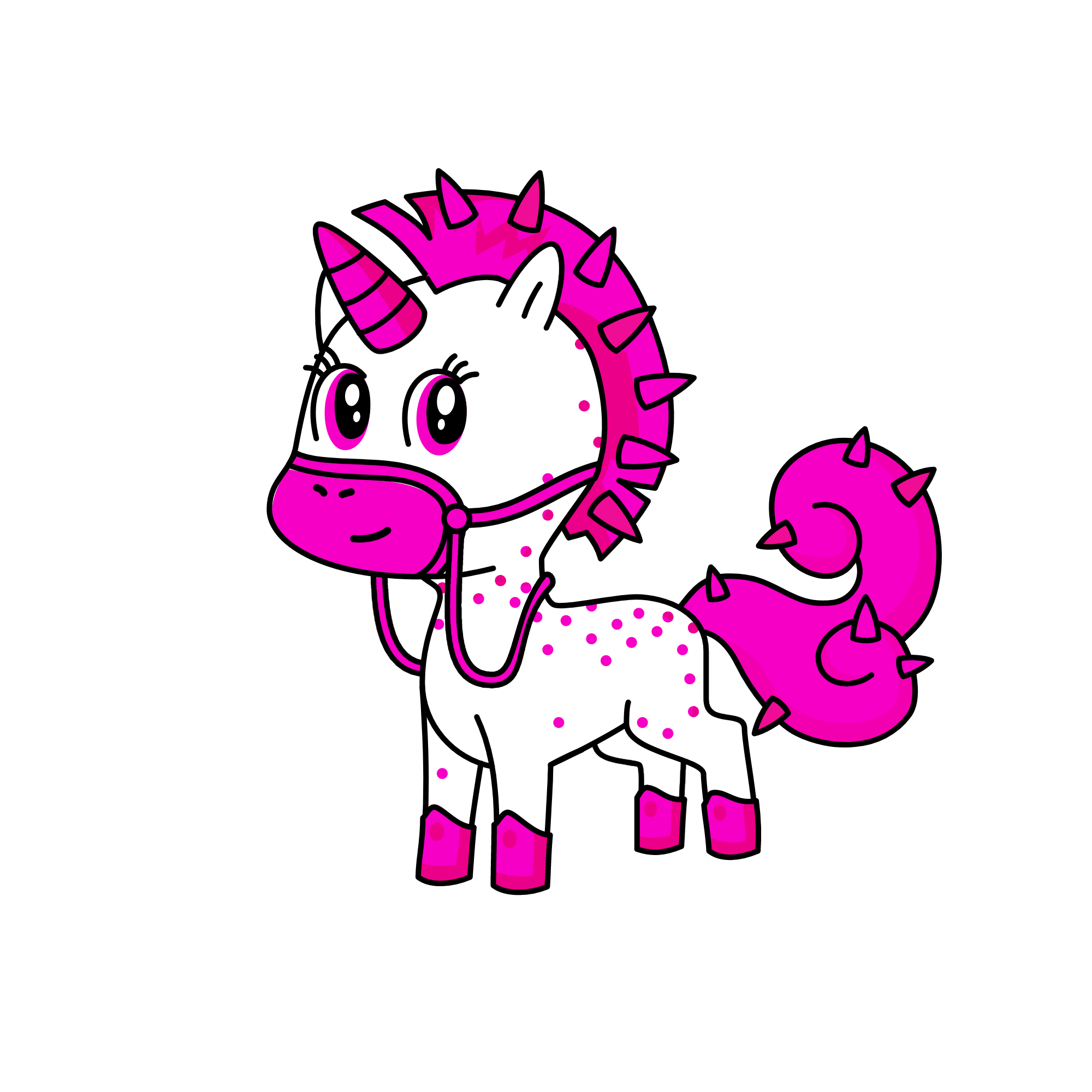 bike girl, the unicorn