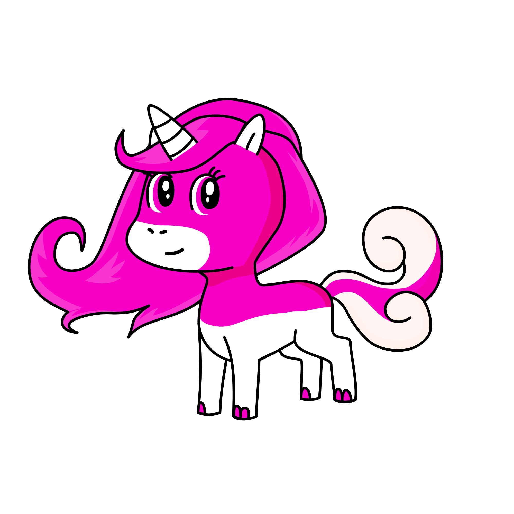 pink, the unicorn