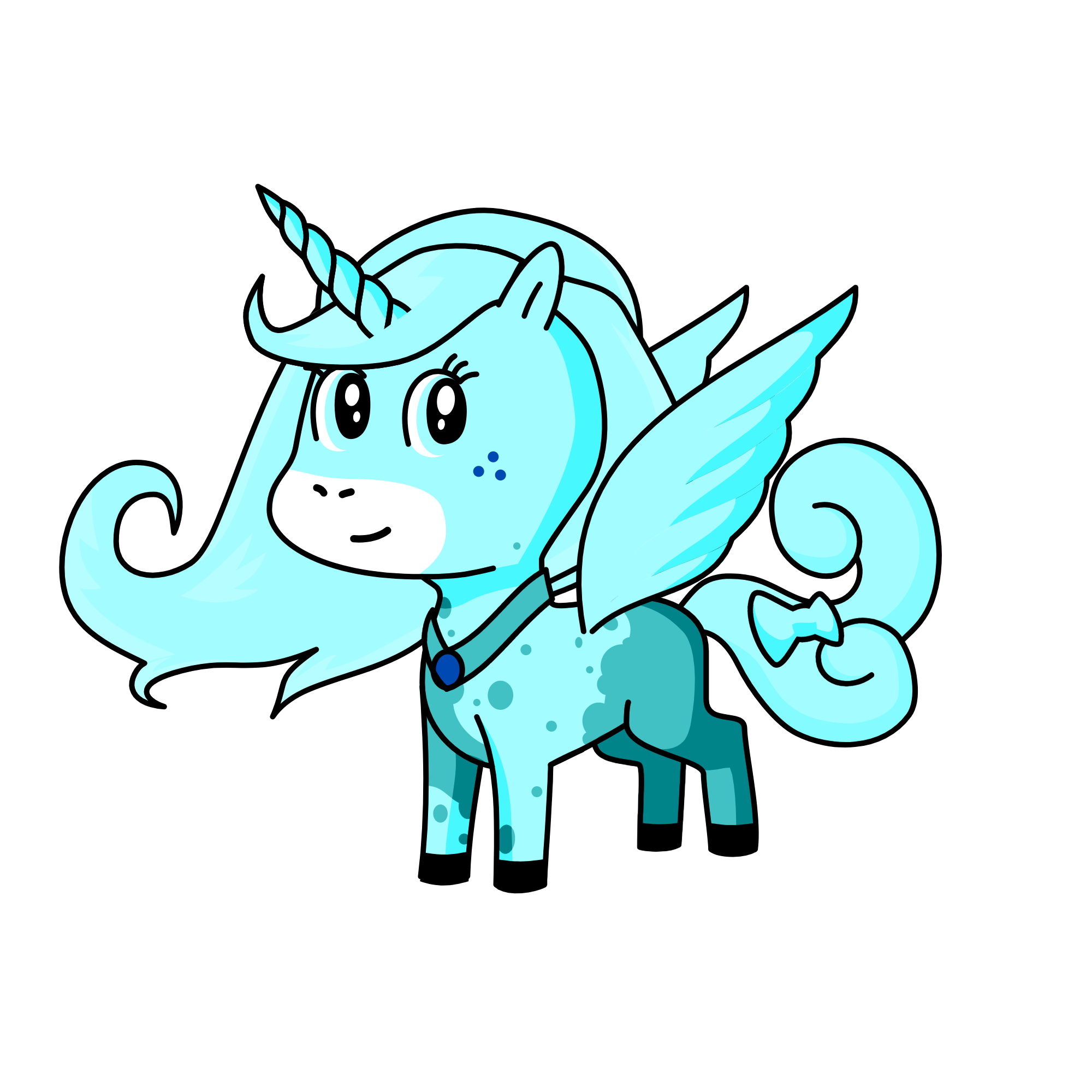 Ice Queen, the unicorn