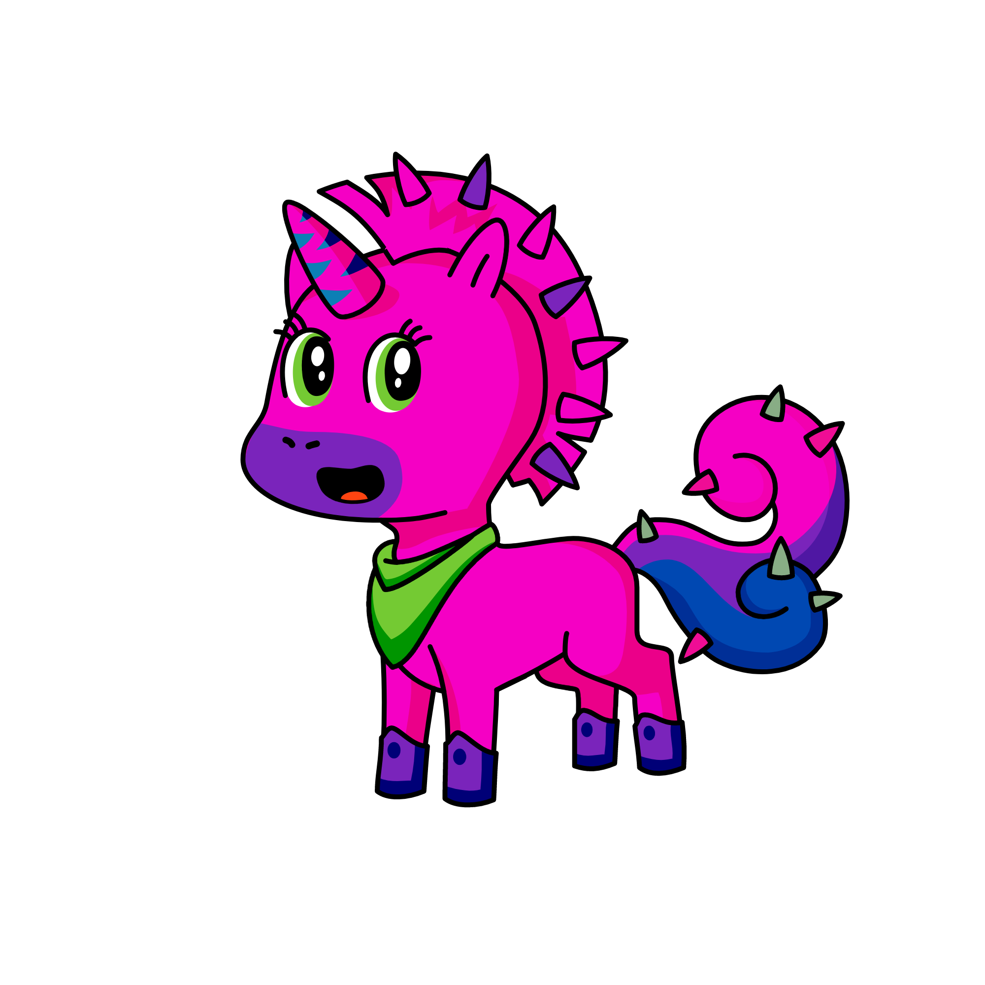 so thays how you get that background, the unicorn