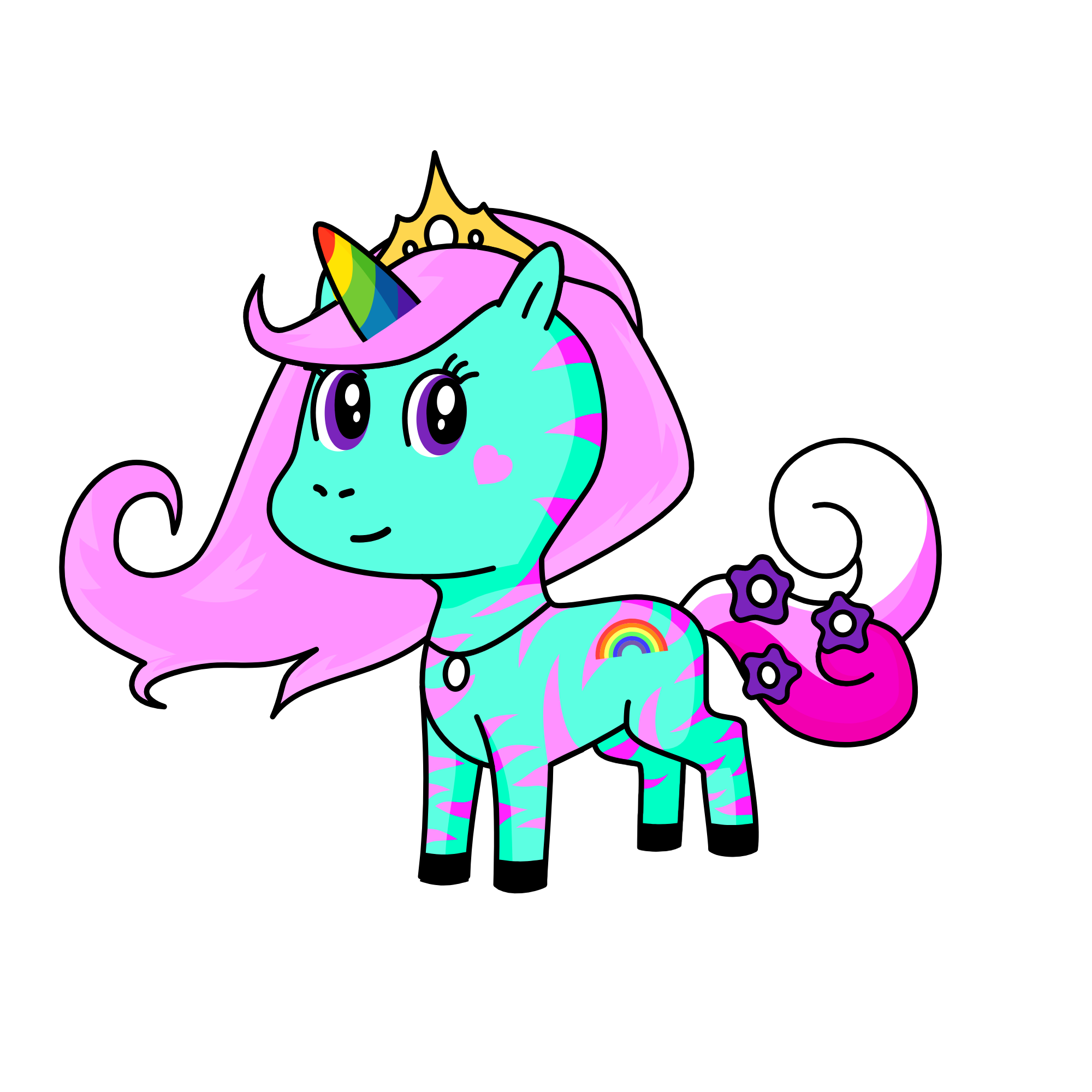 Cupcake, the unicorn