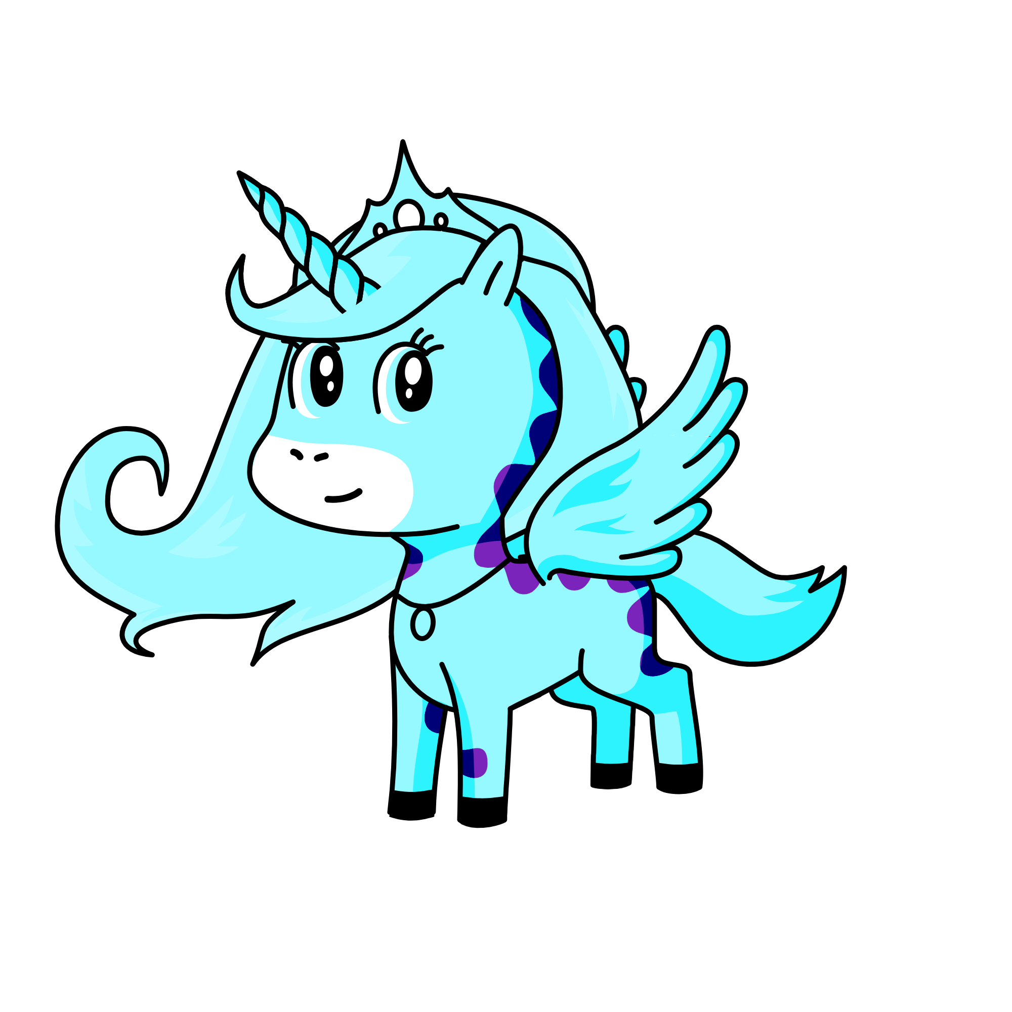 ice Queen 💓👑, the unicorn