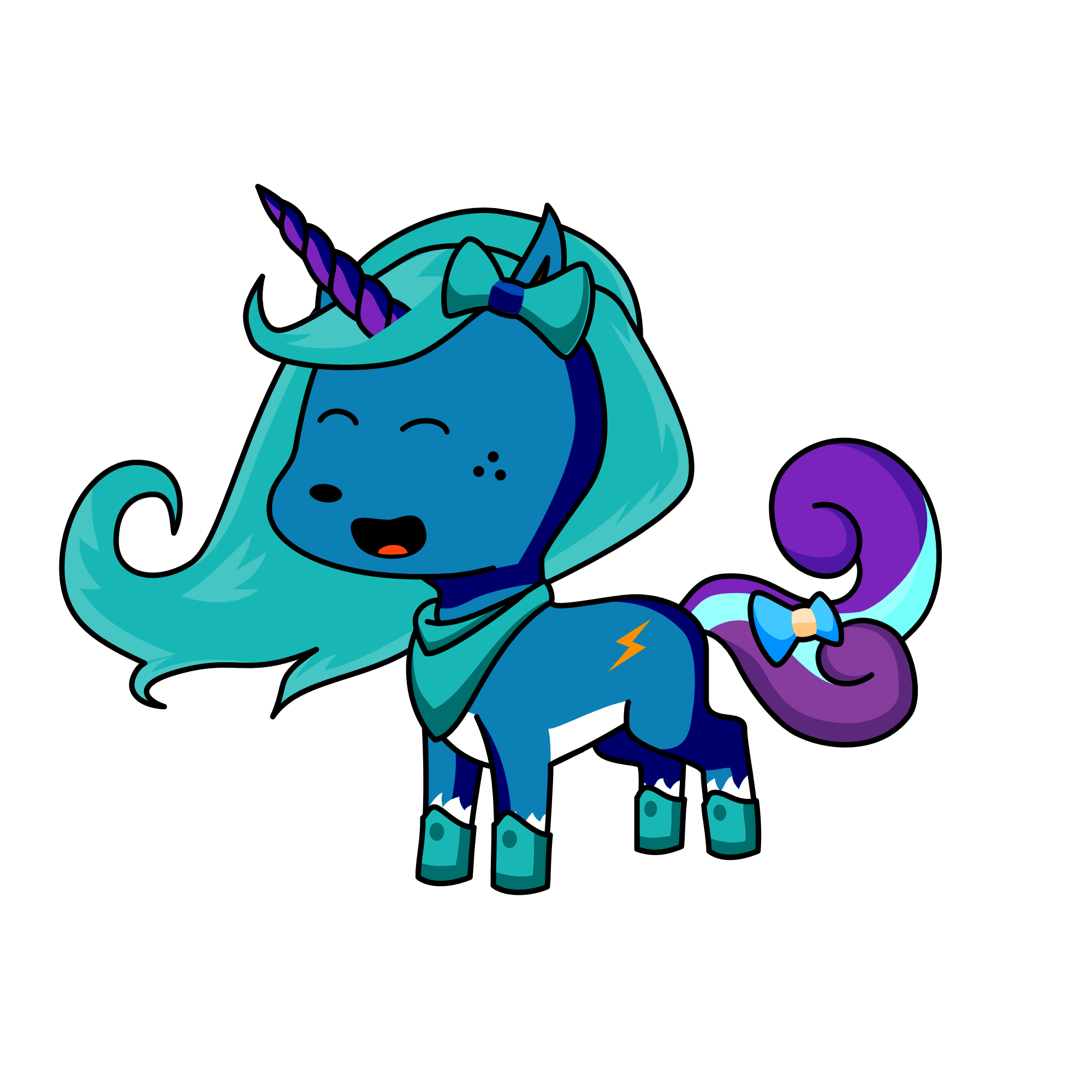 Luna lee, the unicorn