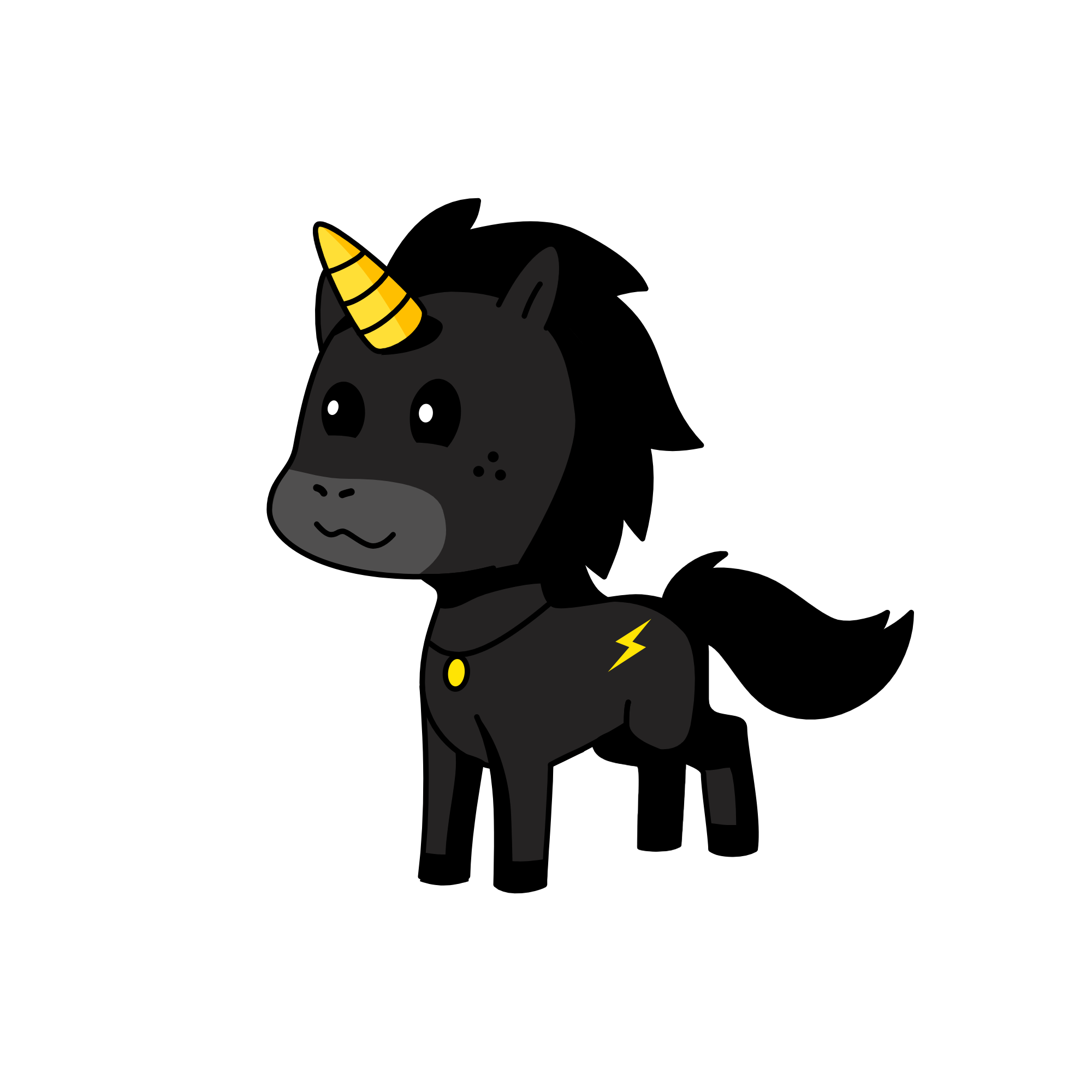 black lighting, the unicorn