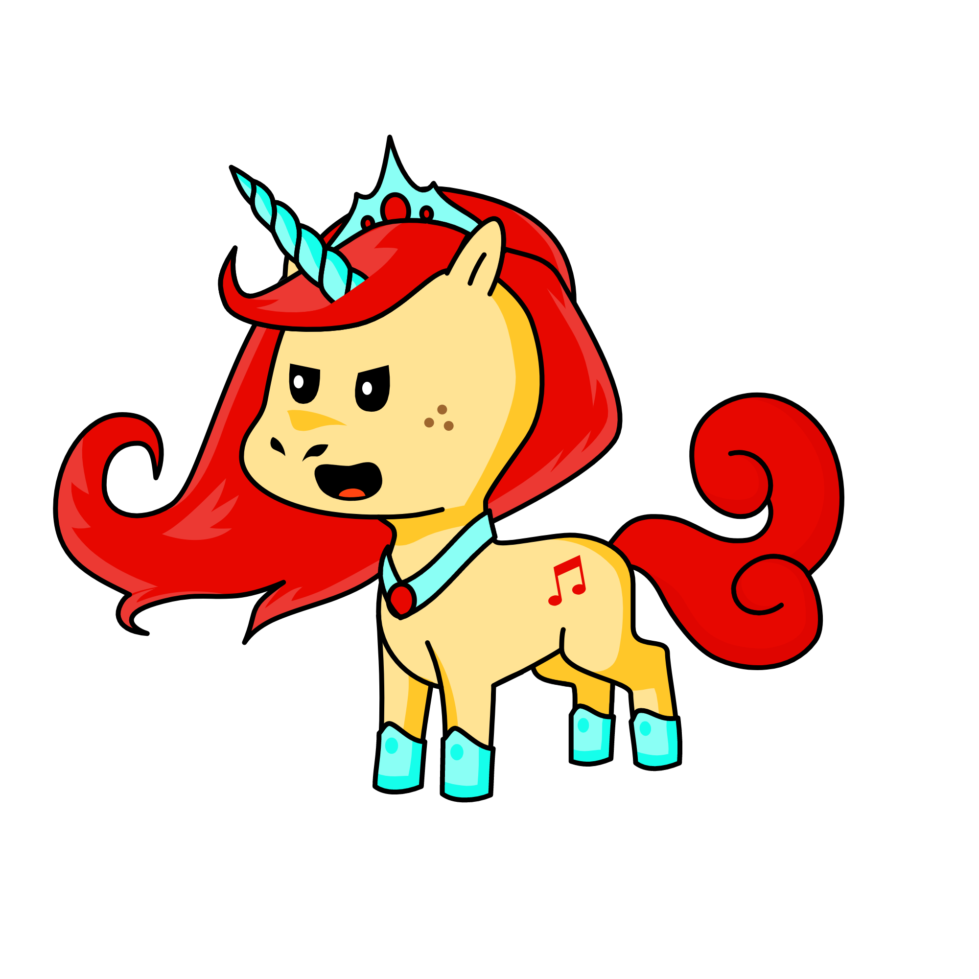 Cassandra (Full Tilt), the unicorn