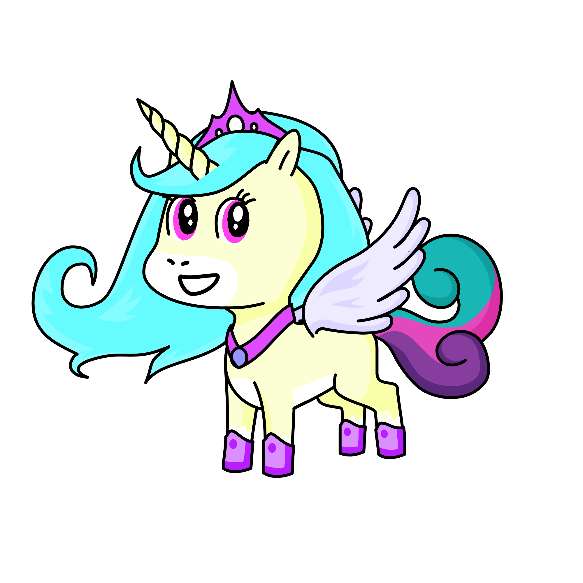 Princes Celesta, the unicorn