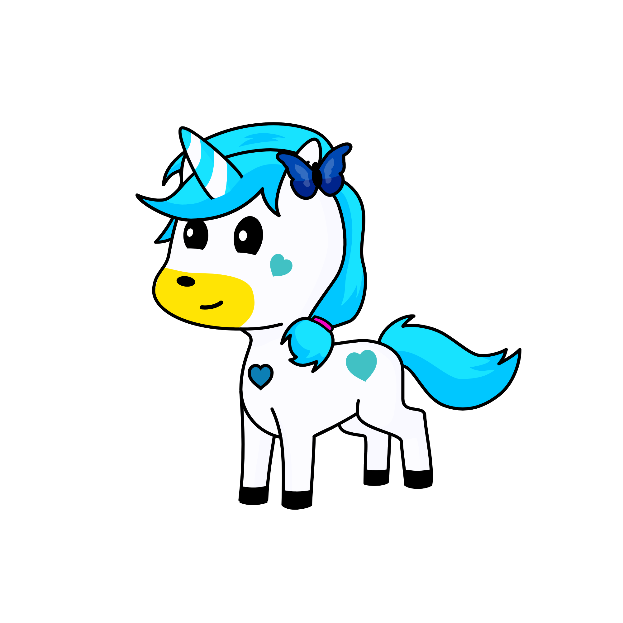 cloudy, the unicorn
