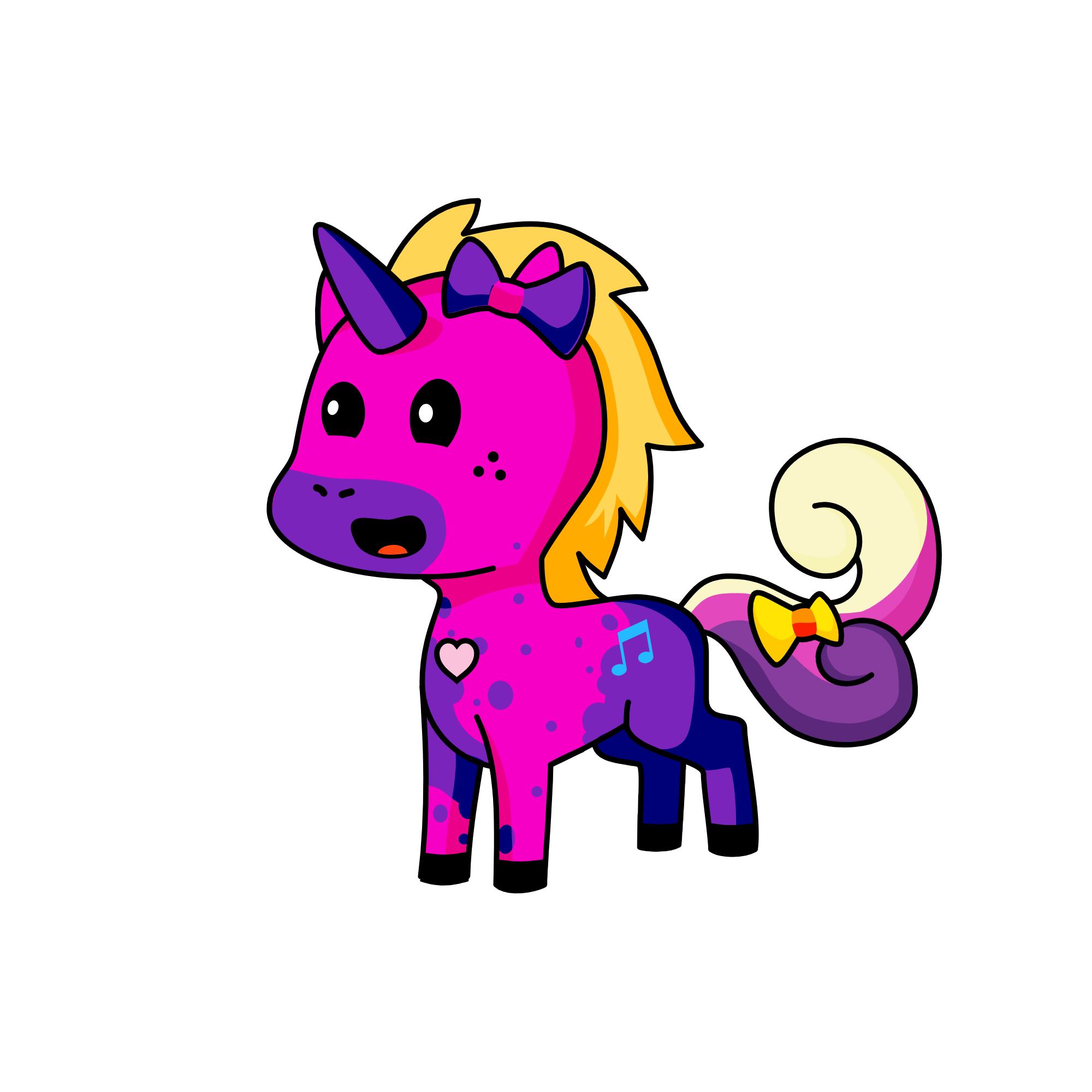 Sparkle Ollie, the unicorn