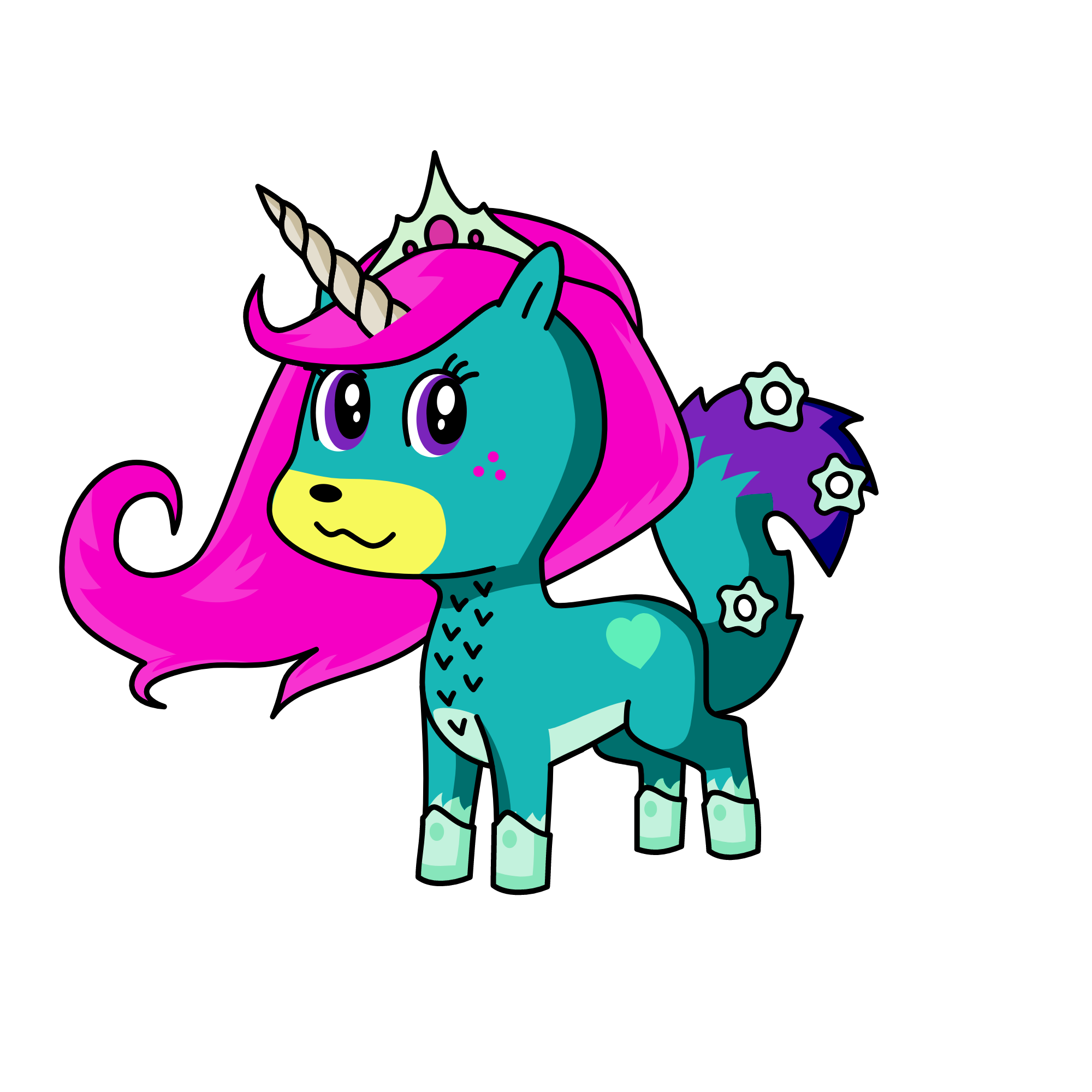 kk, the unicorn