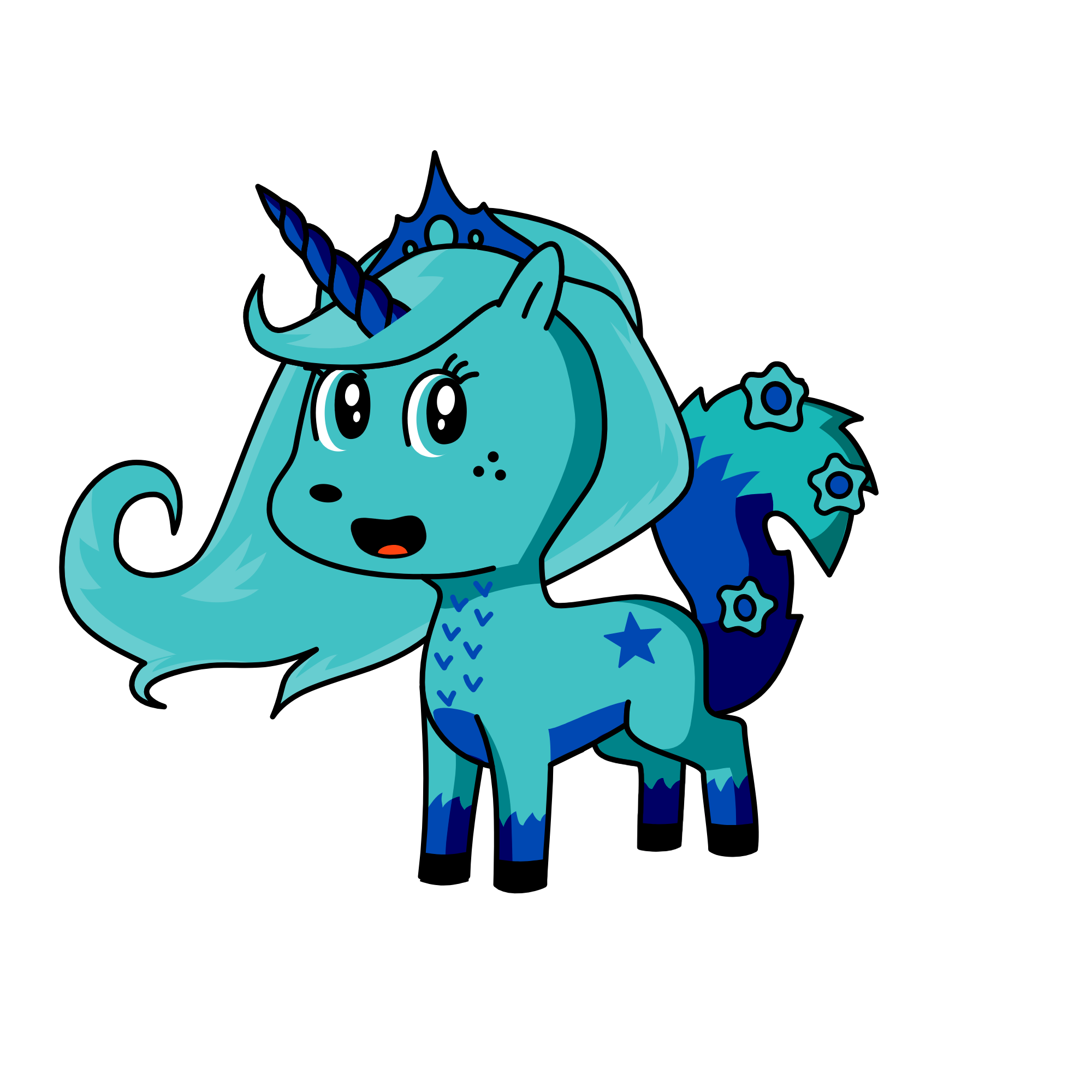 Nightmare Moon, the unicorn