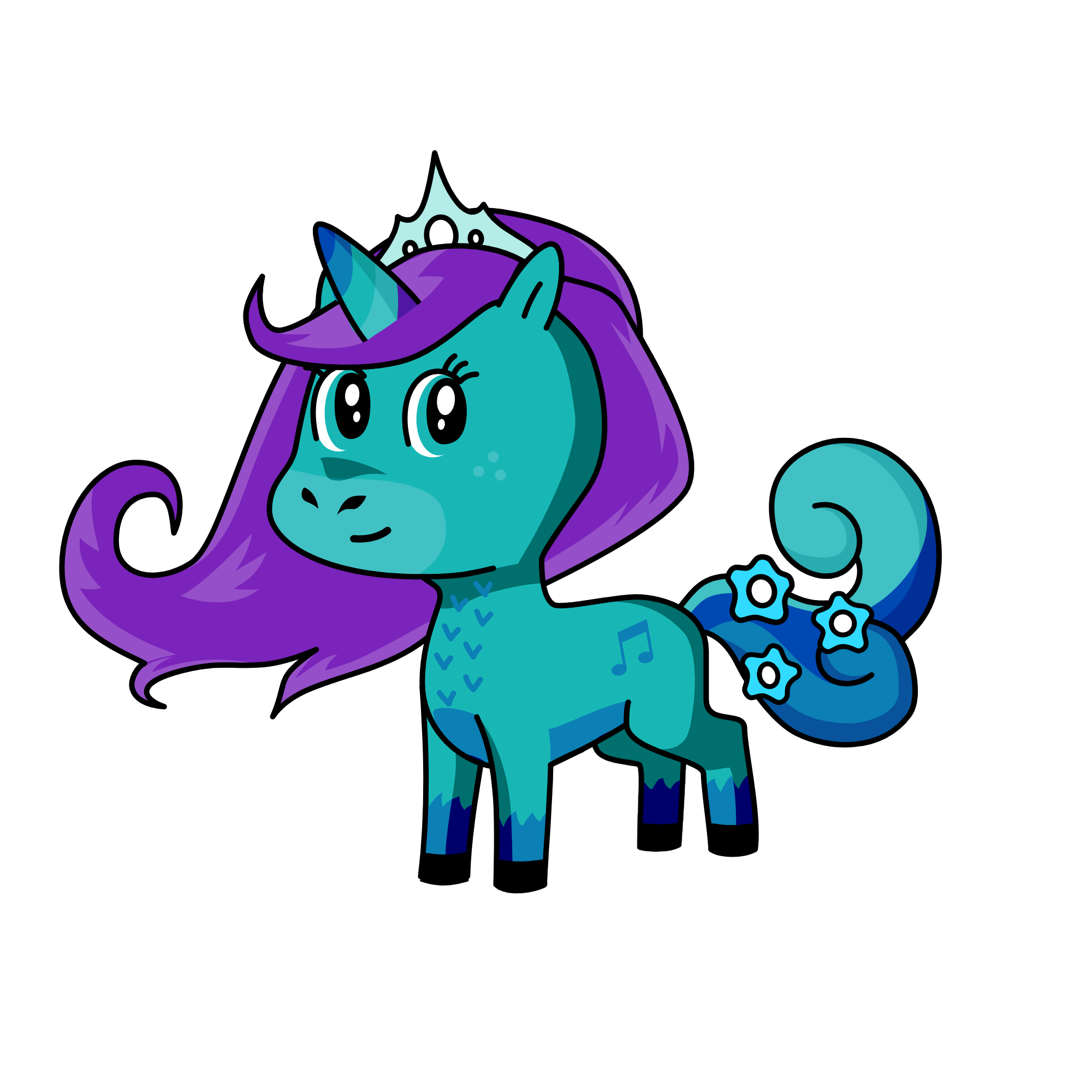 Pretty unicorn, the unicorn