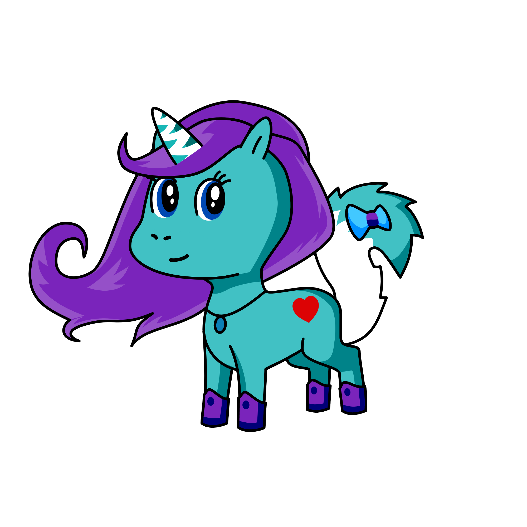 Cristel, the unicorn