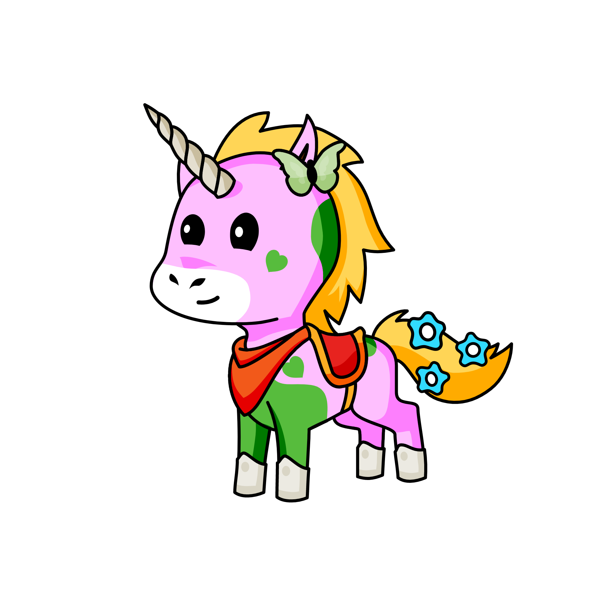 YVETTE, the unicorn