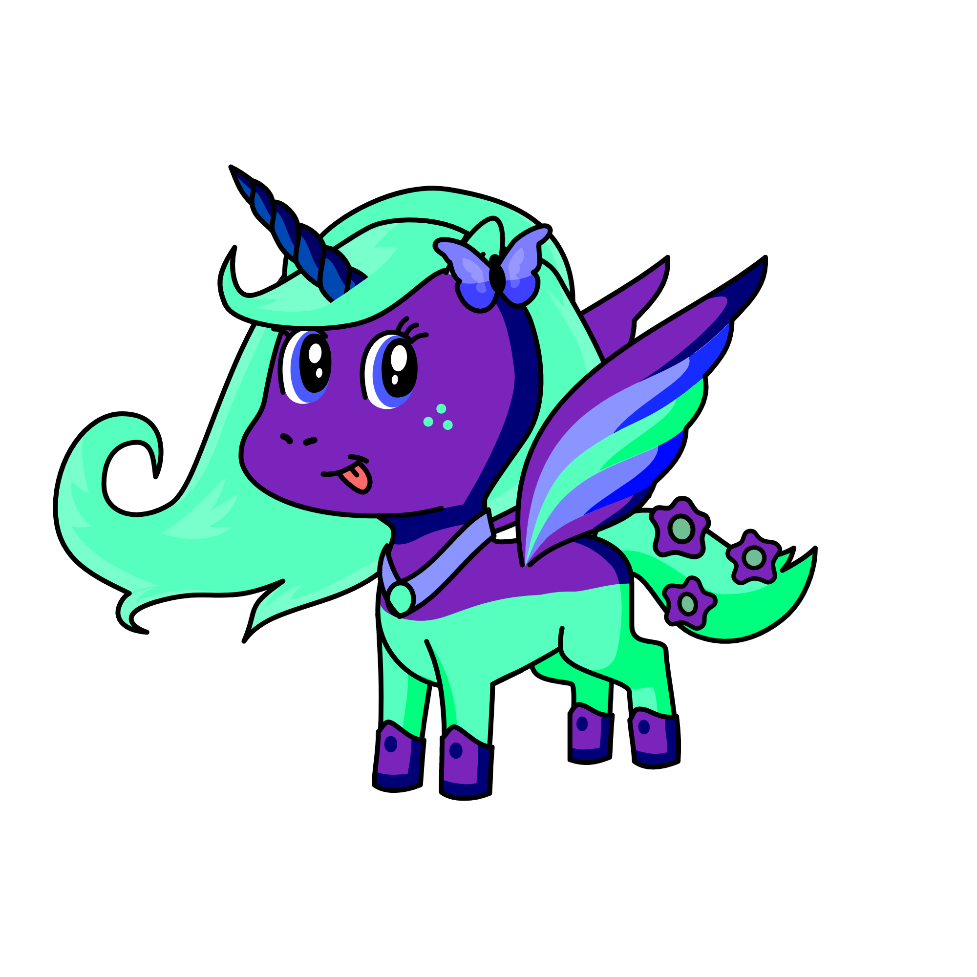 Butterfly, the unicorn