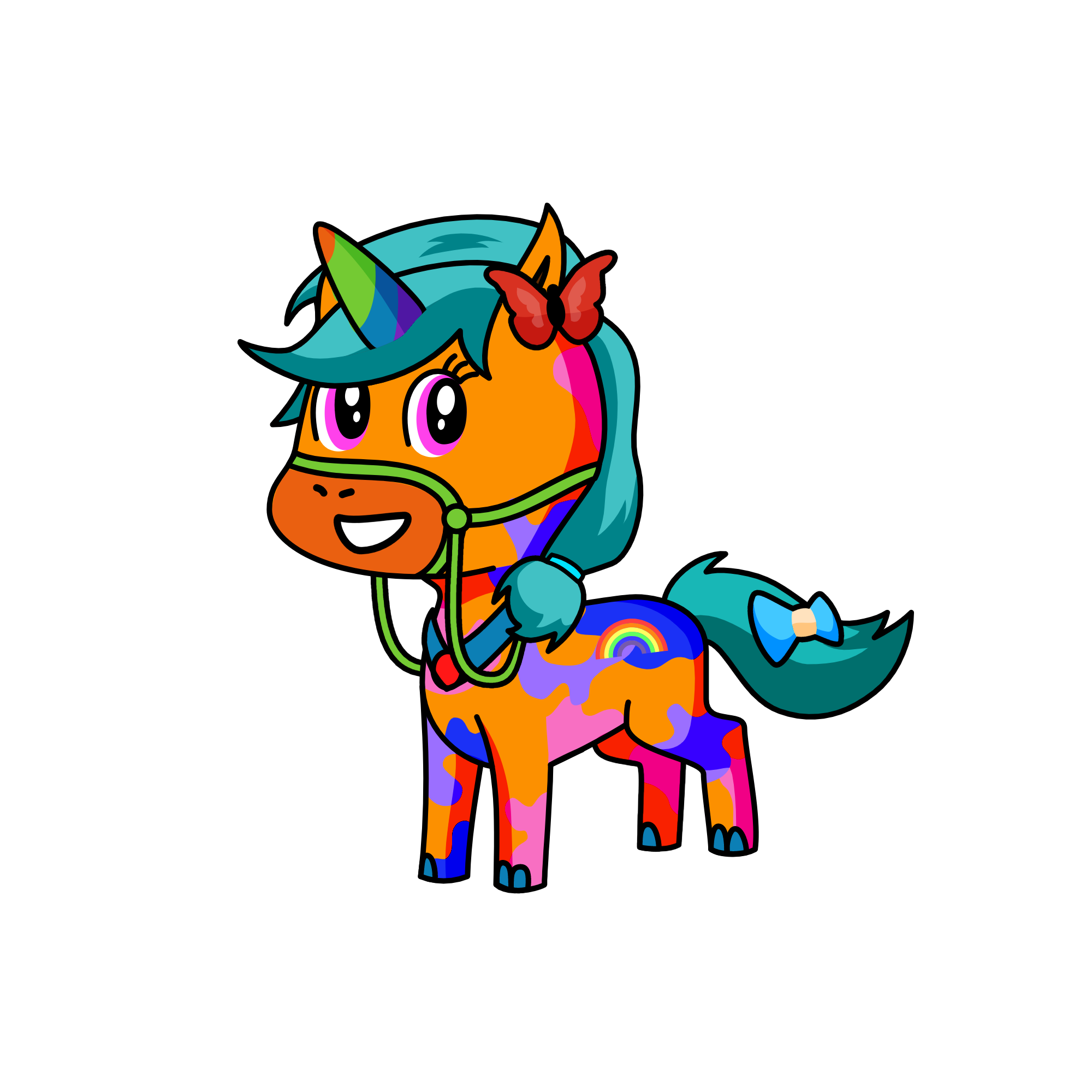 rainbow, the unicorn