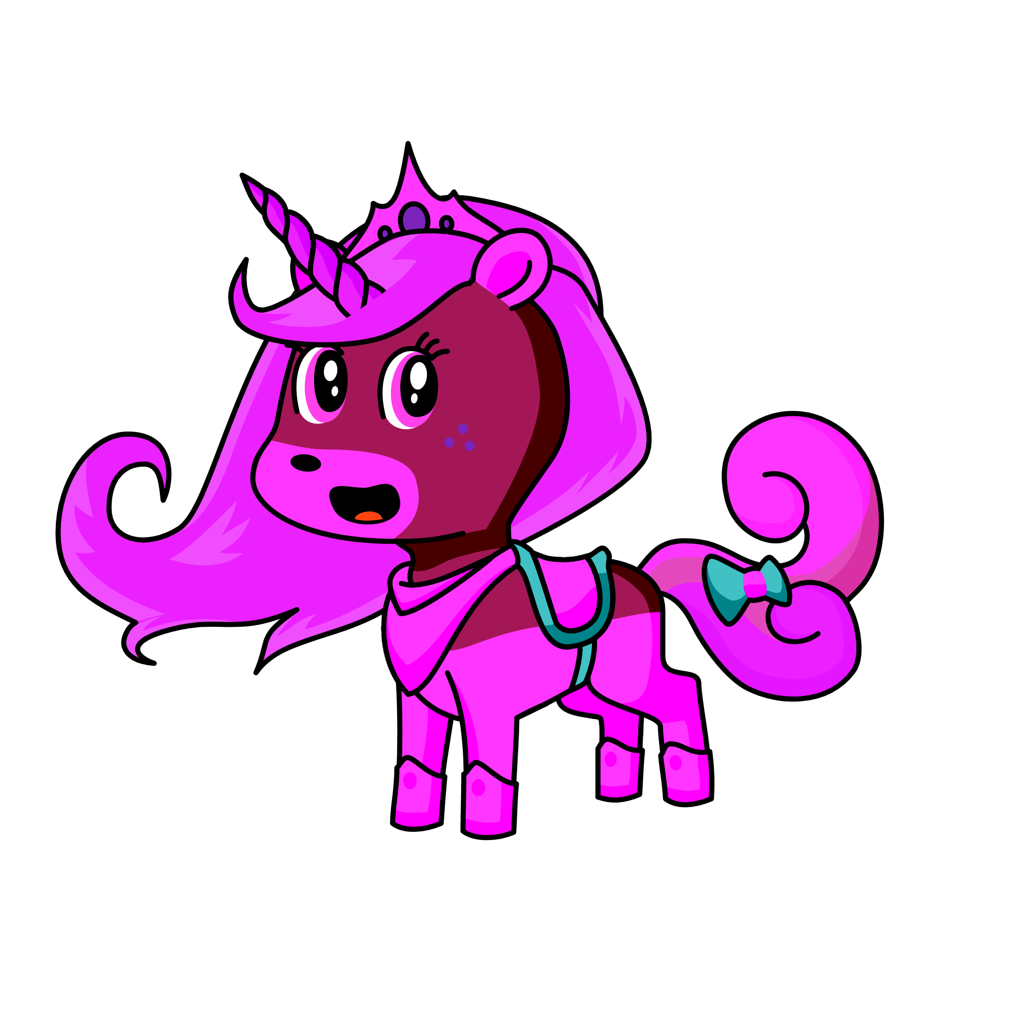 pinky, the unicorn