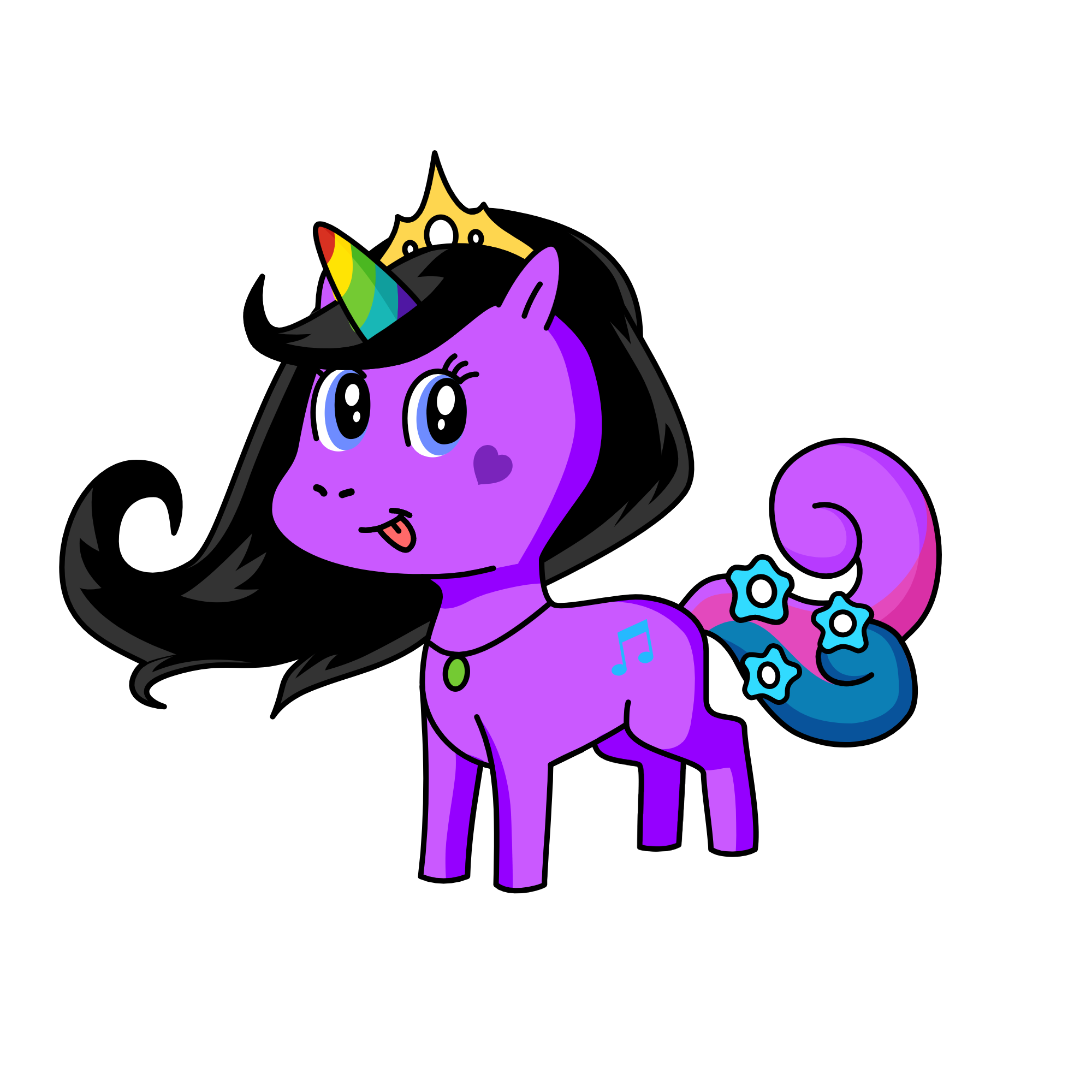 Addison, the unicorn