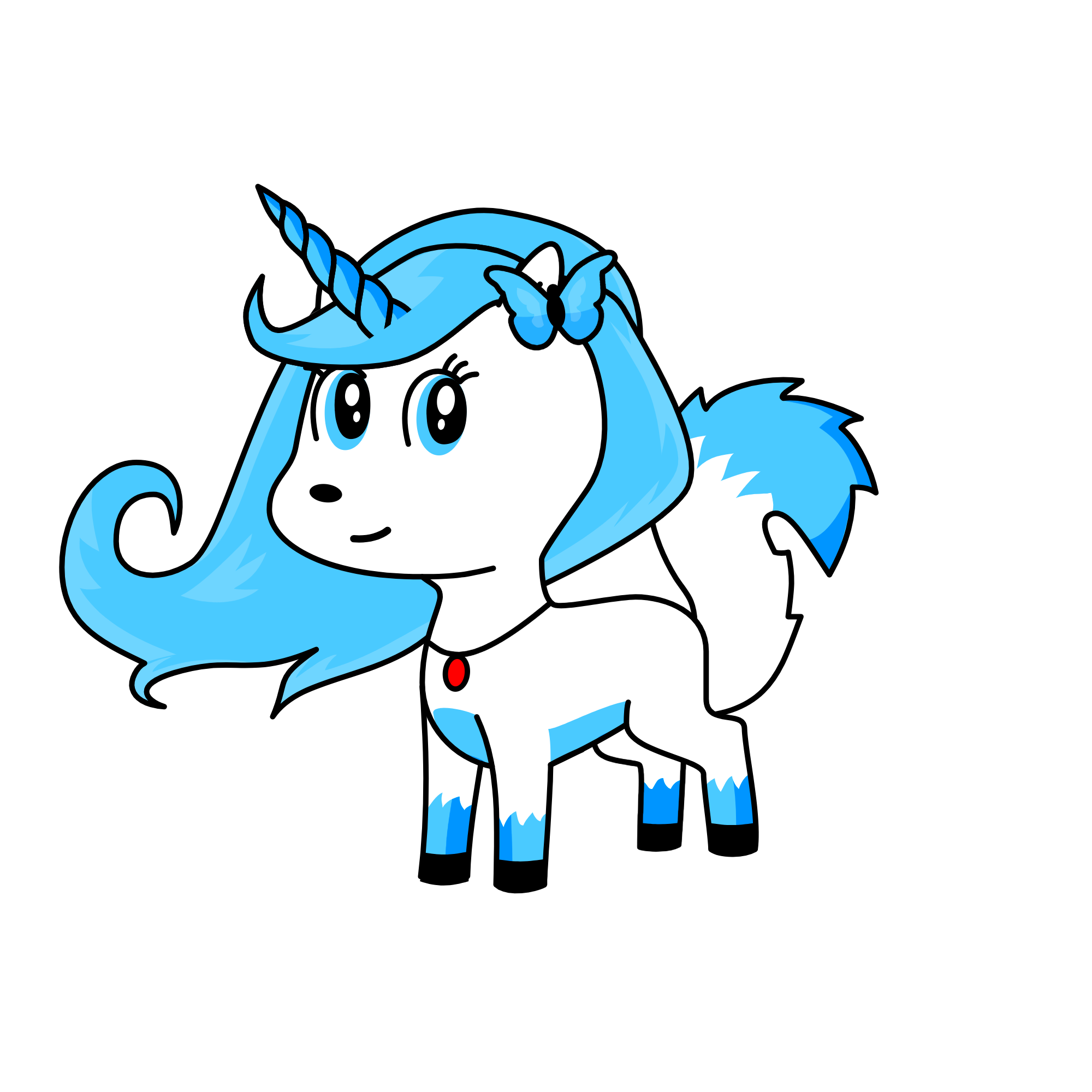 Midnight, the unicorn