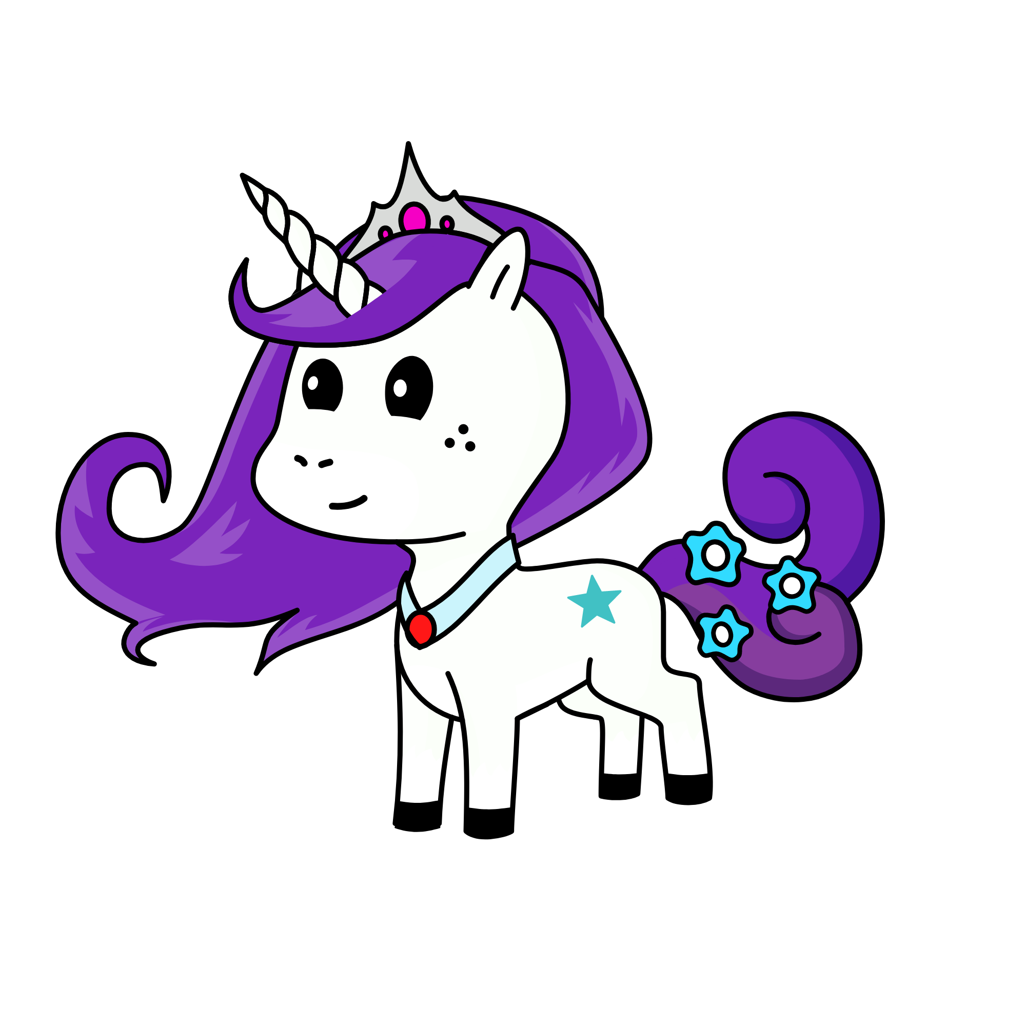 Princess Skystar, the unicorn