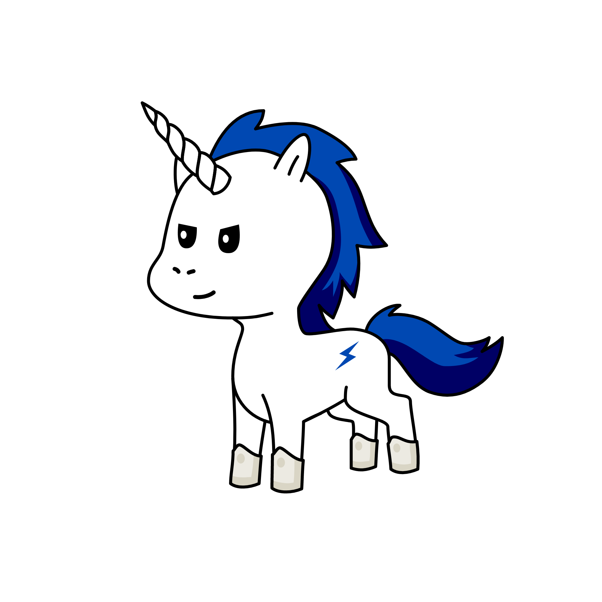 Prince Shining Armour, the unicorn