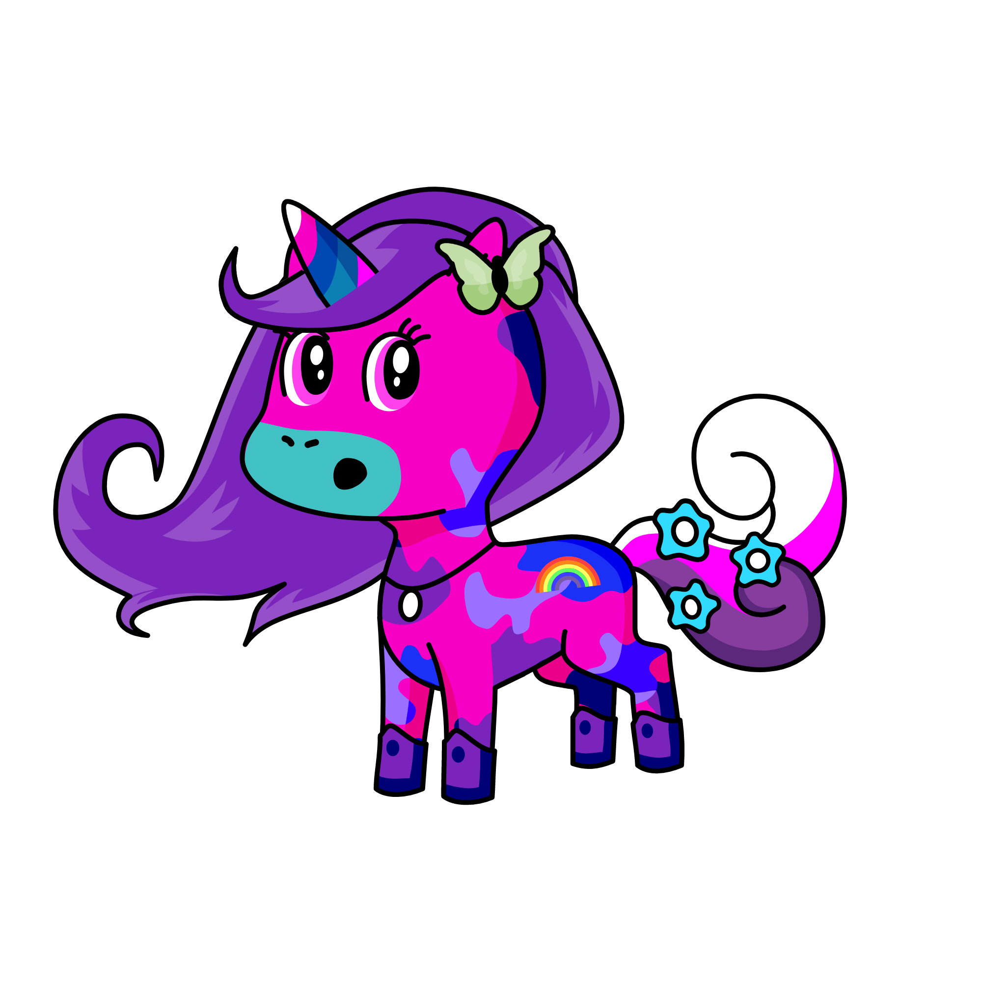 tete, the unicorn